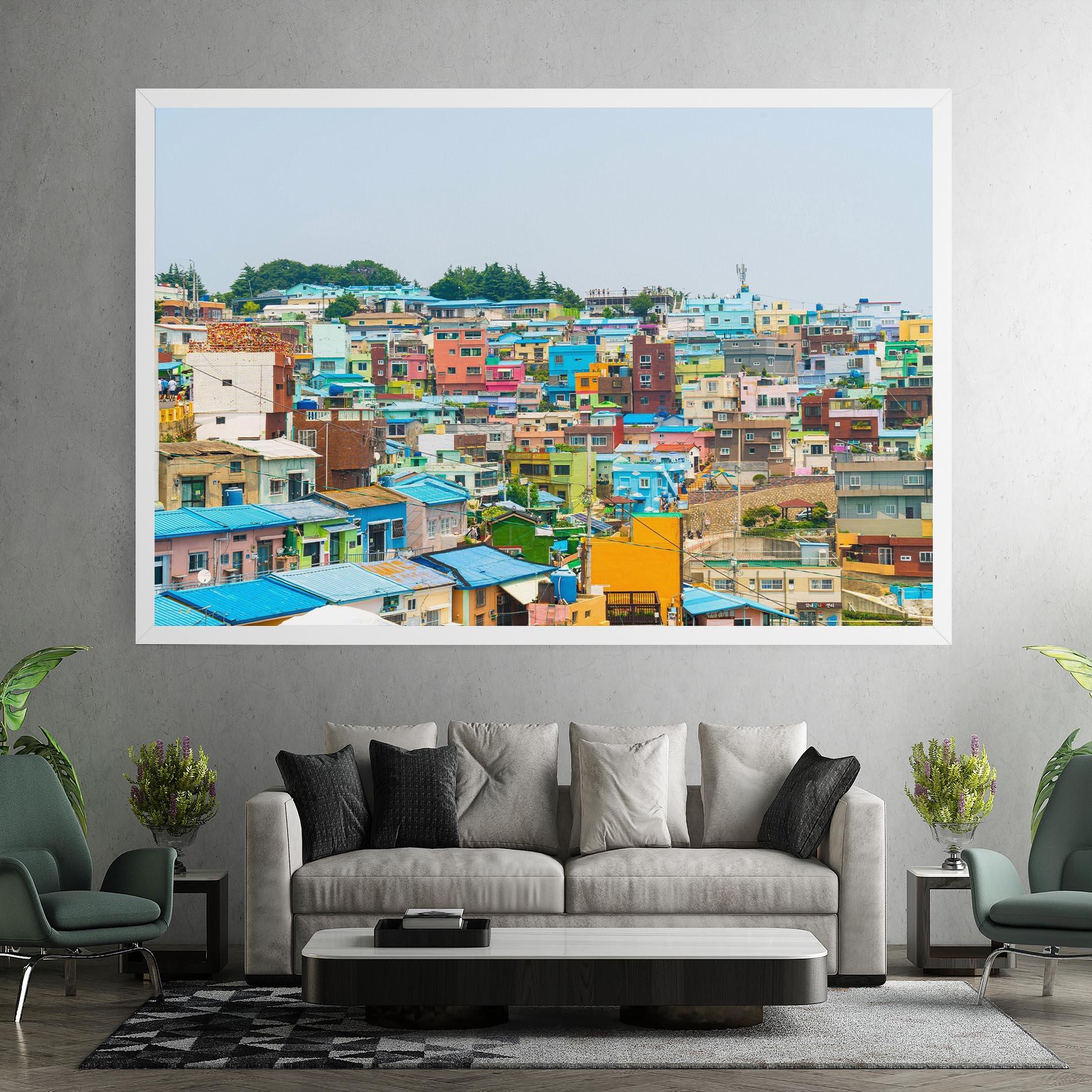 Vászonkép Gamcheon Culture mockup 7