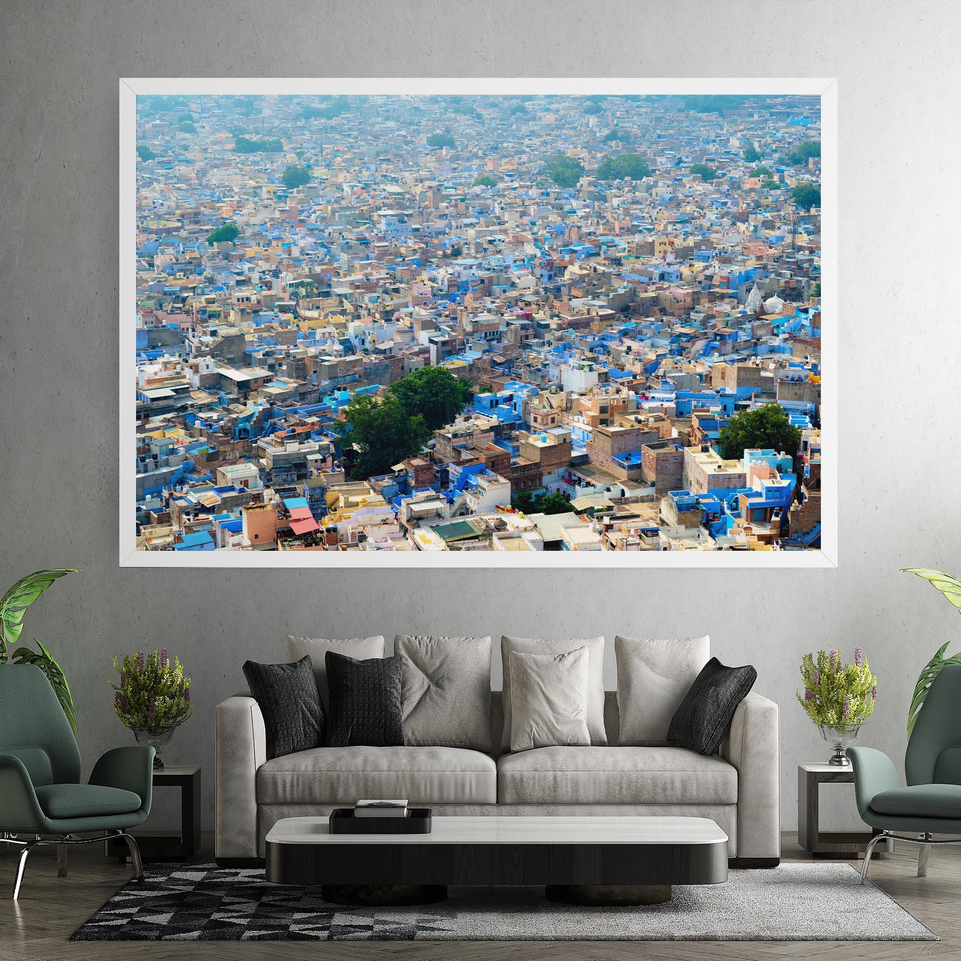 Vászonkép Rajasthan India Buildings mockup 7