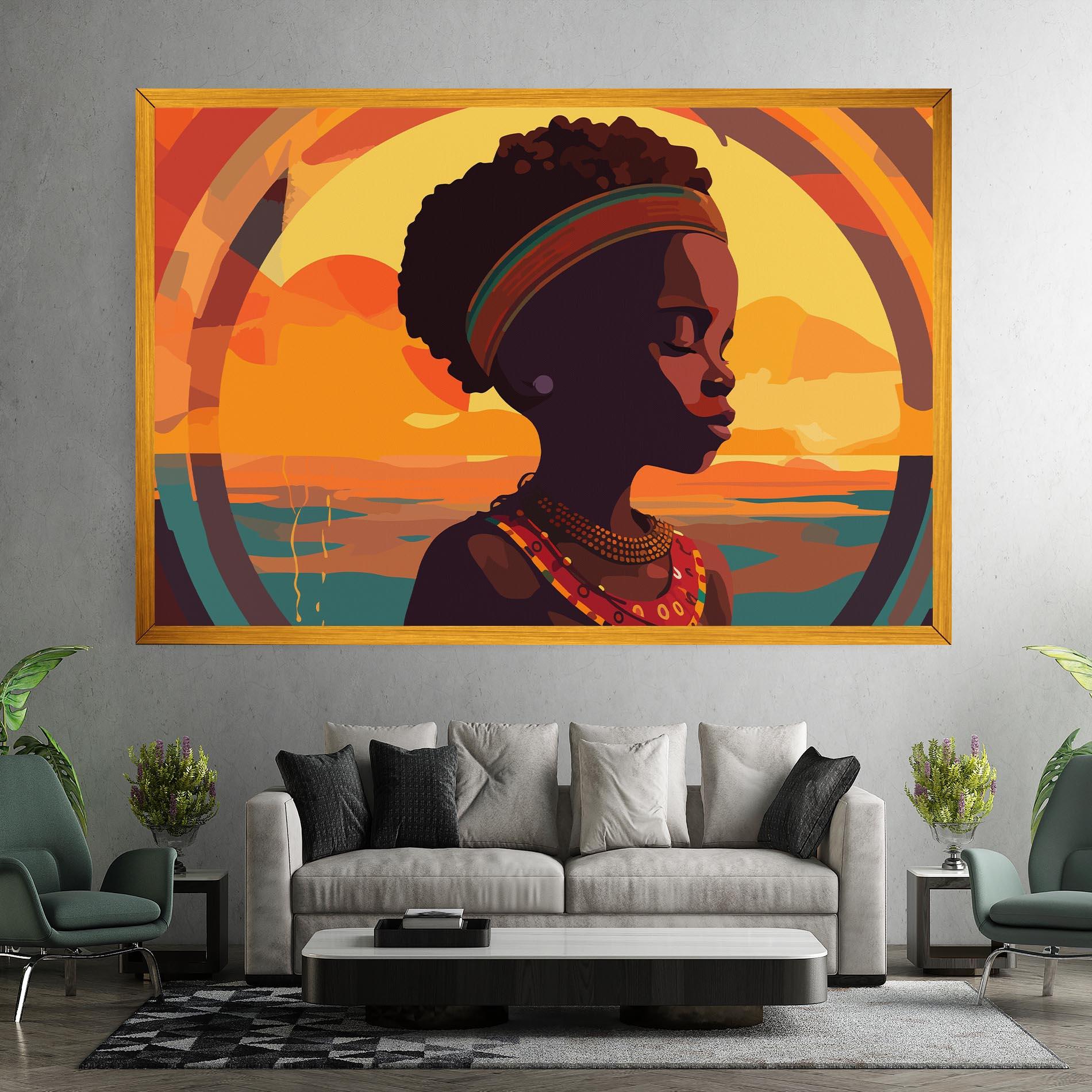 Vászonkép African Pretty Child mockup 7