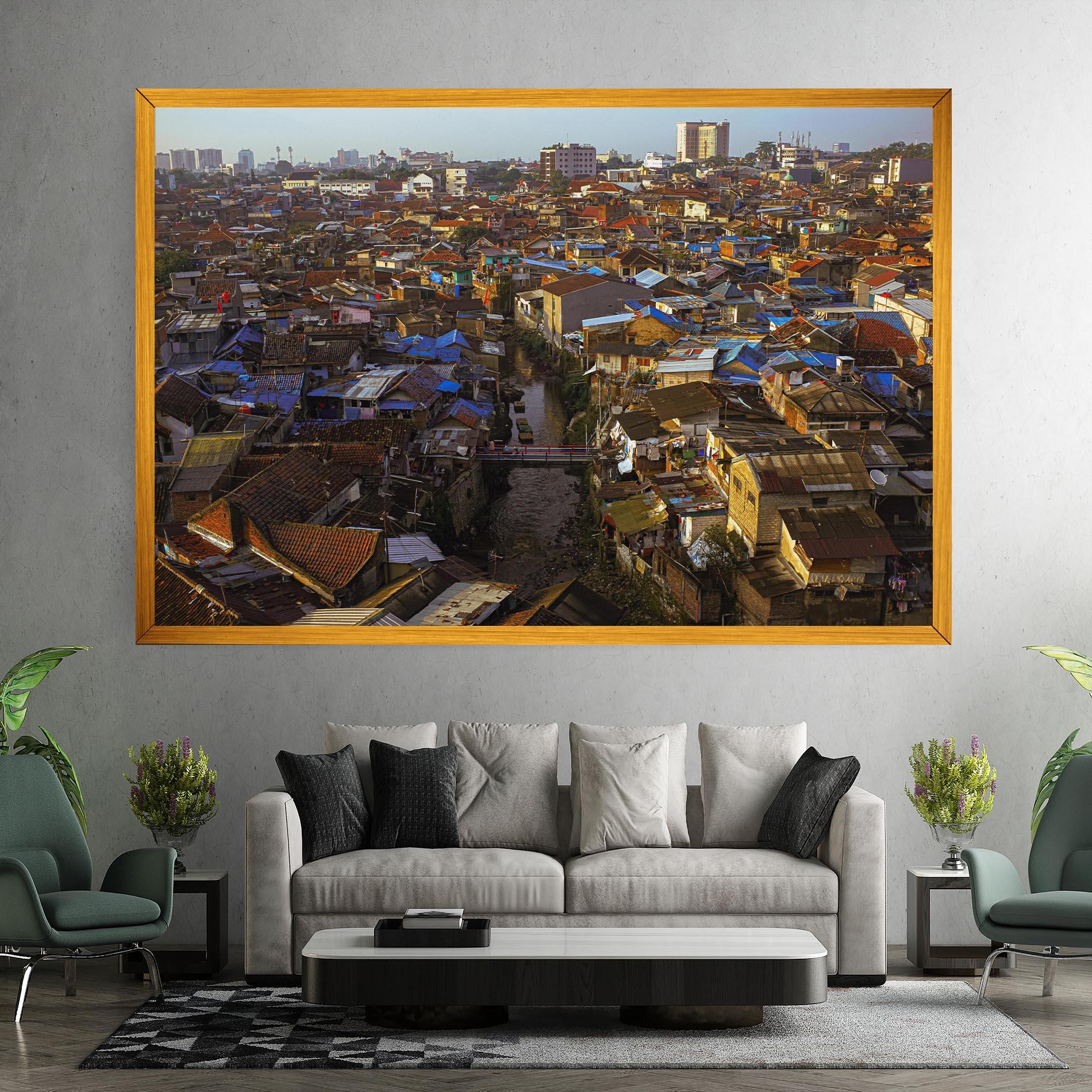 Vászonkép Bandung Golden Hour mockup 7
