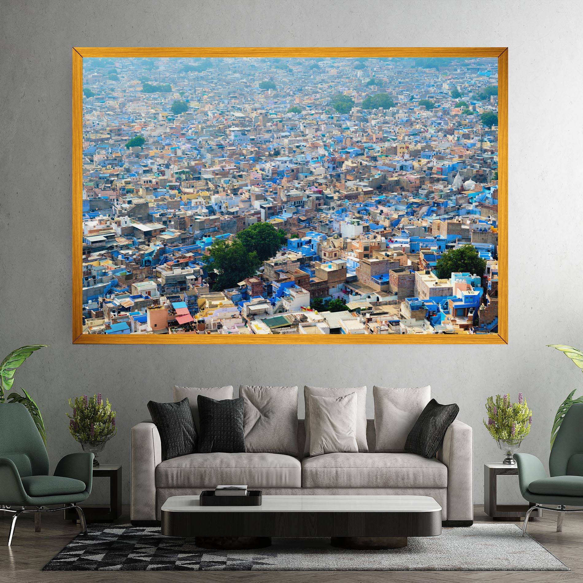 Vászonkép Rajasthan India Buildings mockup 7