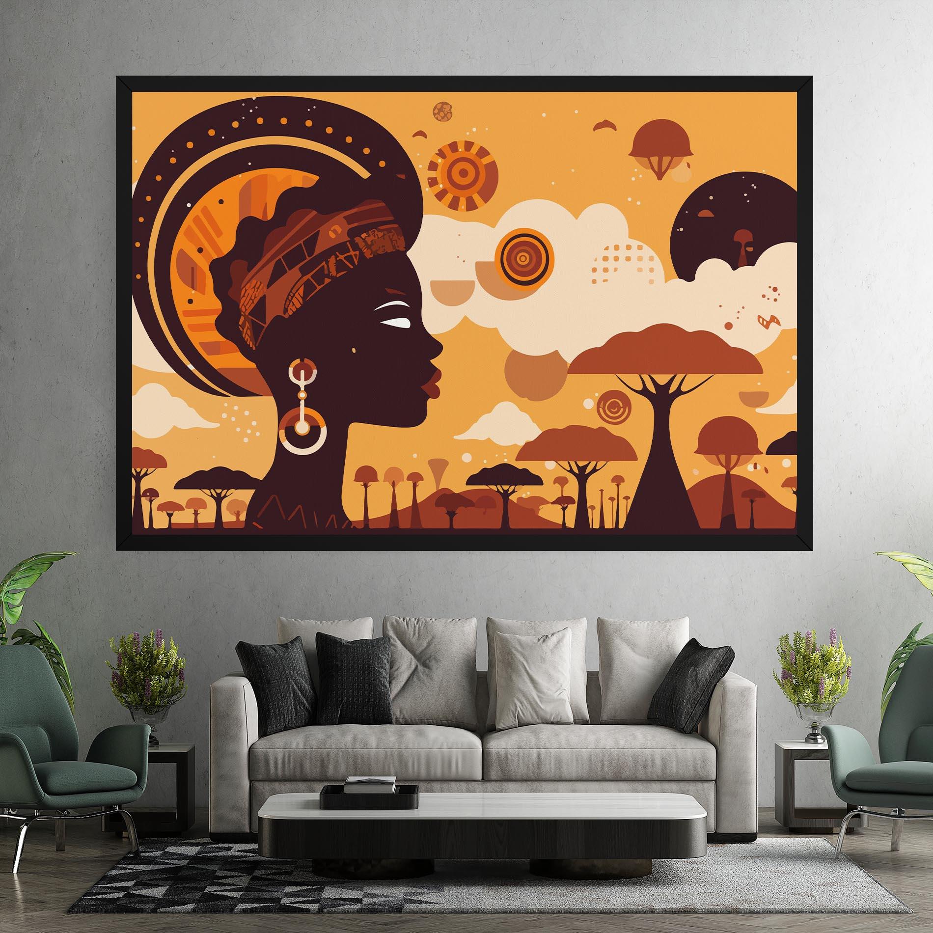 Vászonkép African Art mockup 7