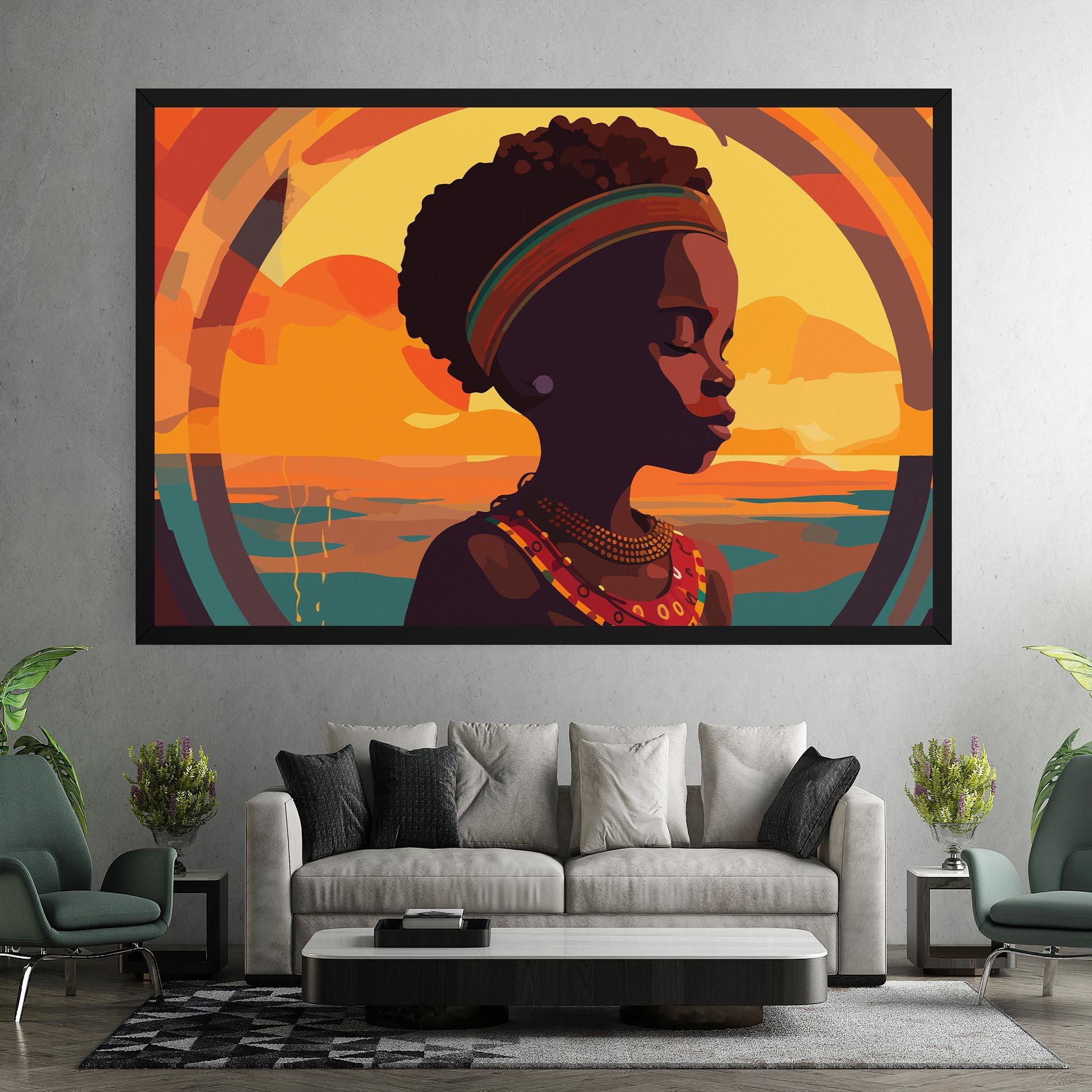 Vászonkép African Pretty Child mockup 7