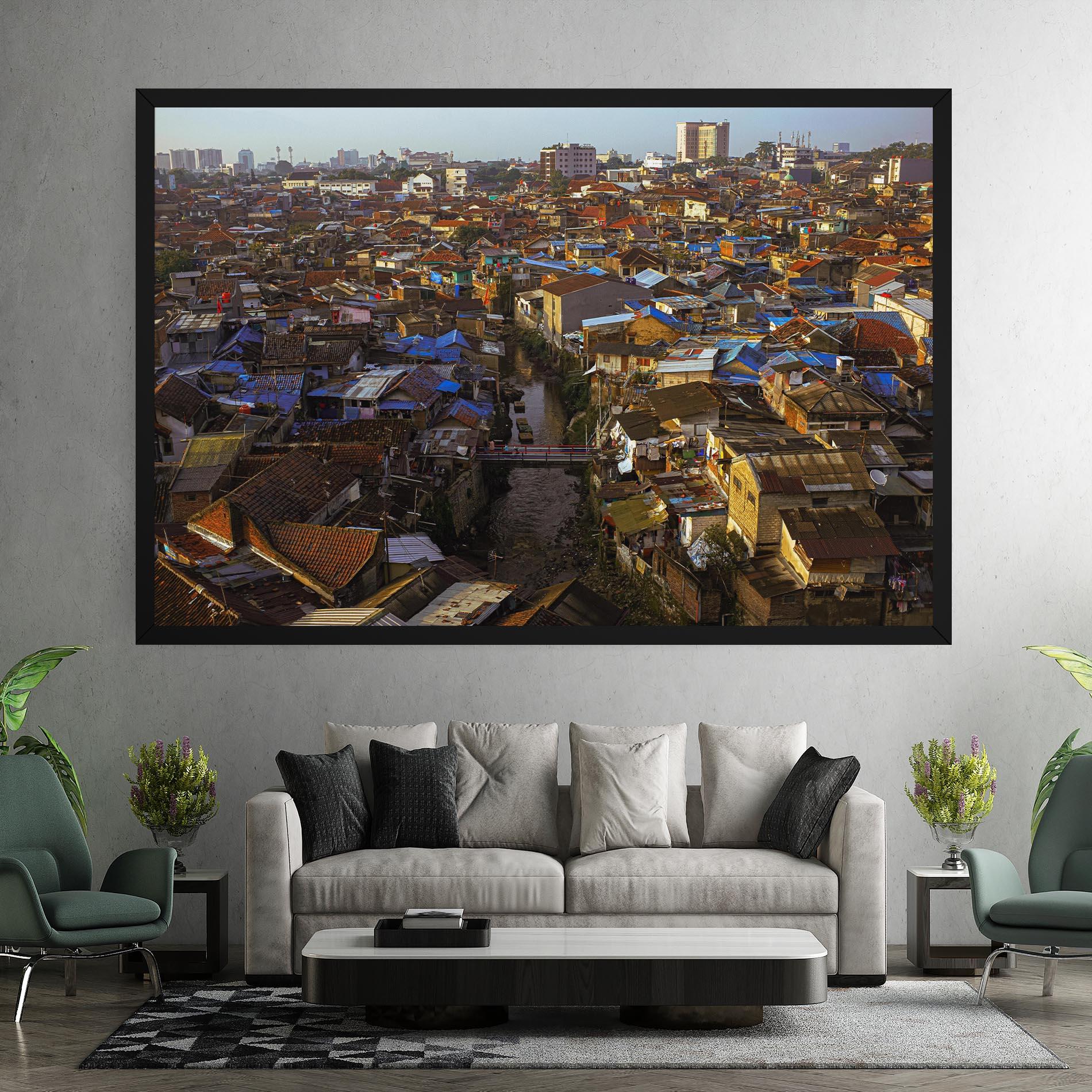 Vászonkép Bandung Golden Hour mockup 7