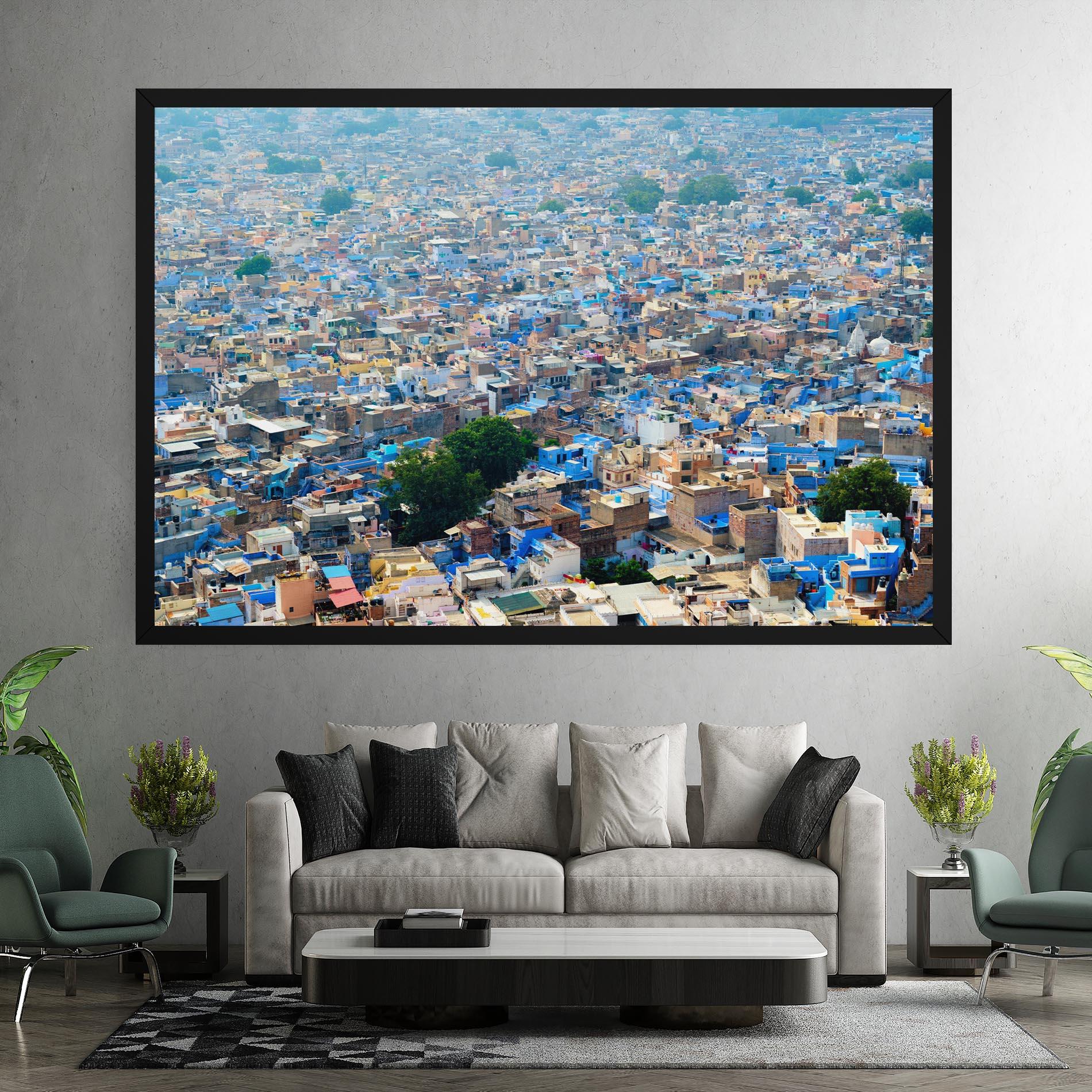 Vászonkép Rajasthan India Buildings mockup 7