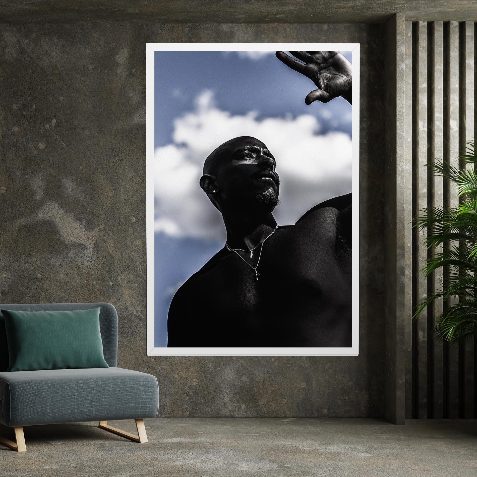 Vászonkép African Blue Sky mockup 7