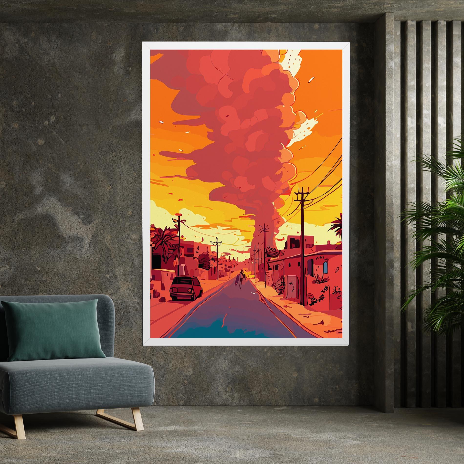 Vászonkép African Smoke mockup 7