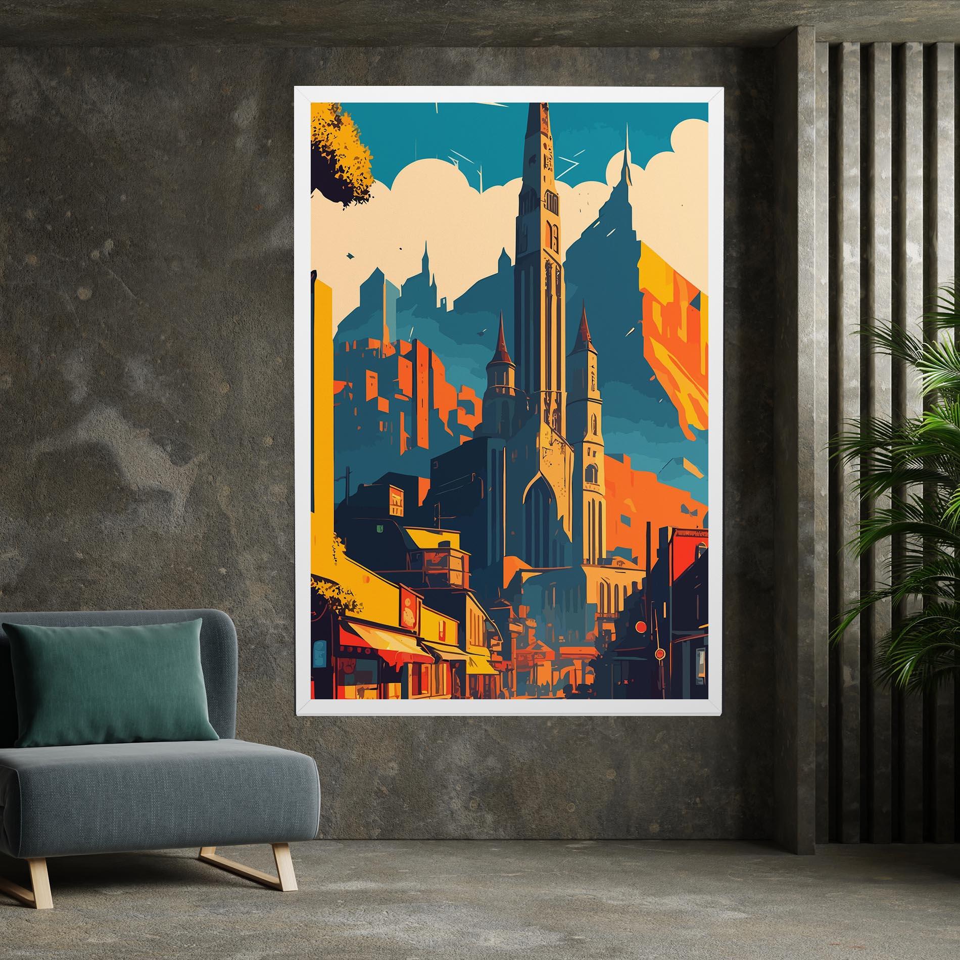 Vászonkép African Tower mockup 7