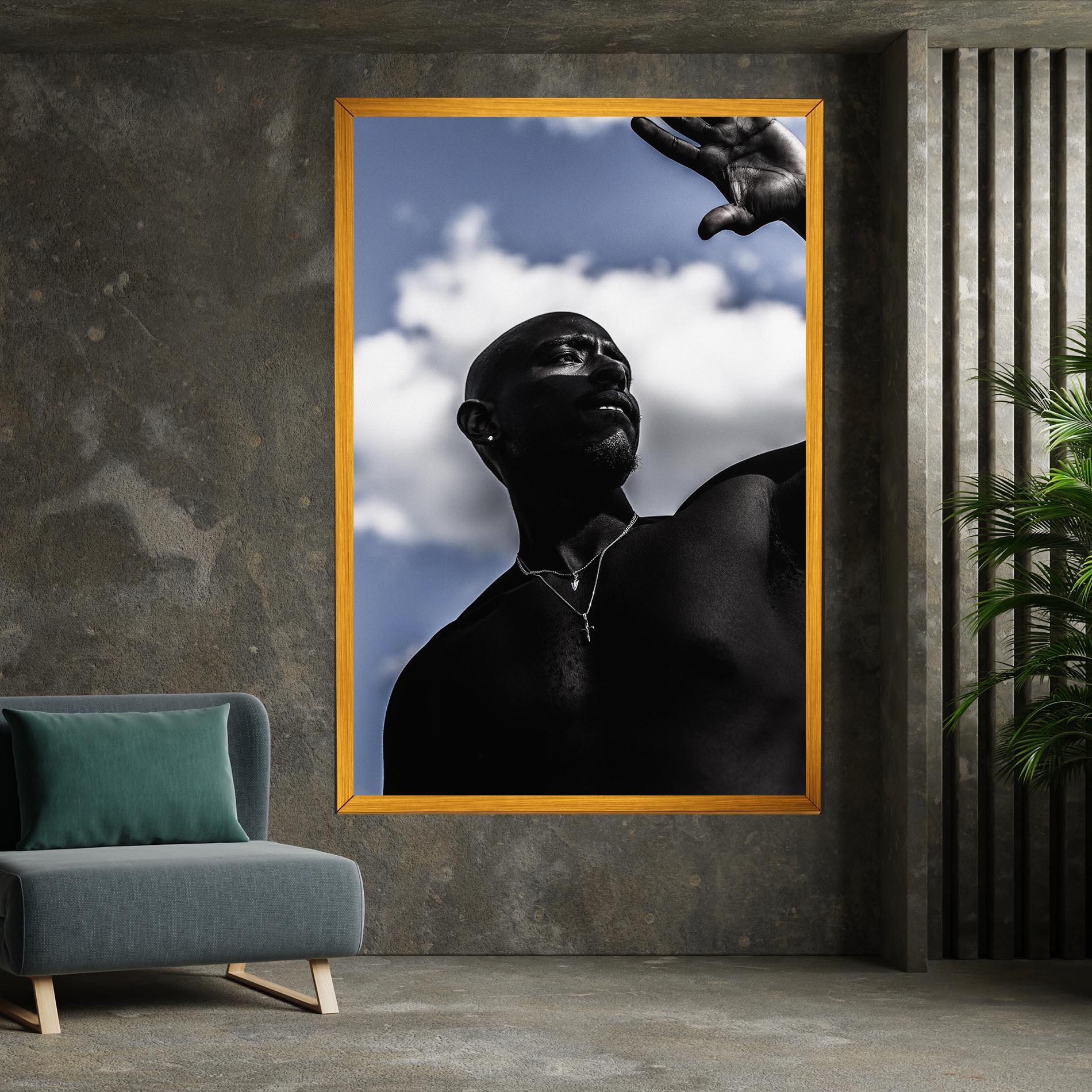 Vászonkép African Blue Sky mockup 7