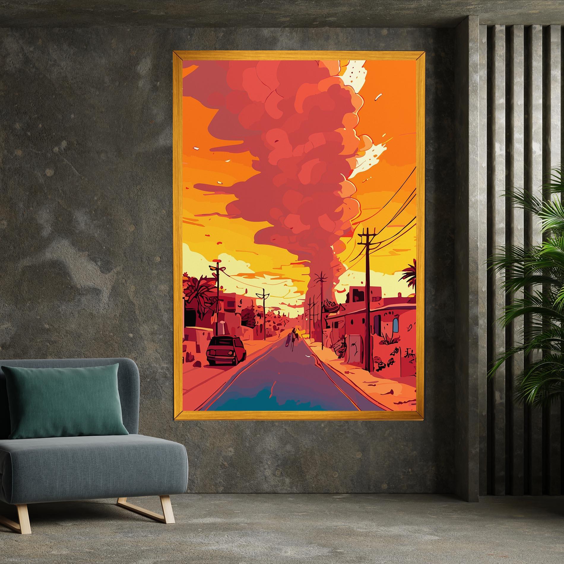 Vászonkép African Smoke mockup 7