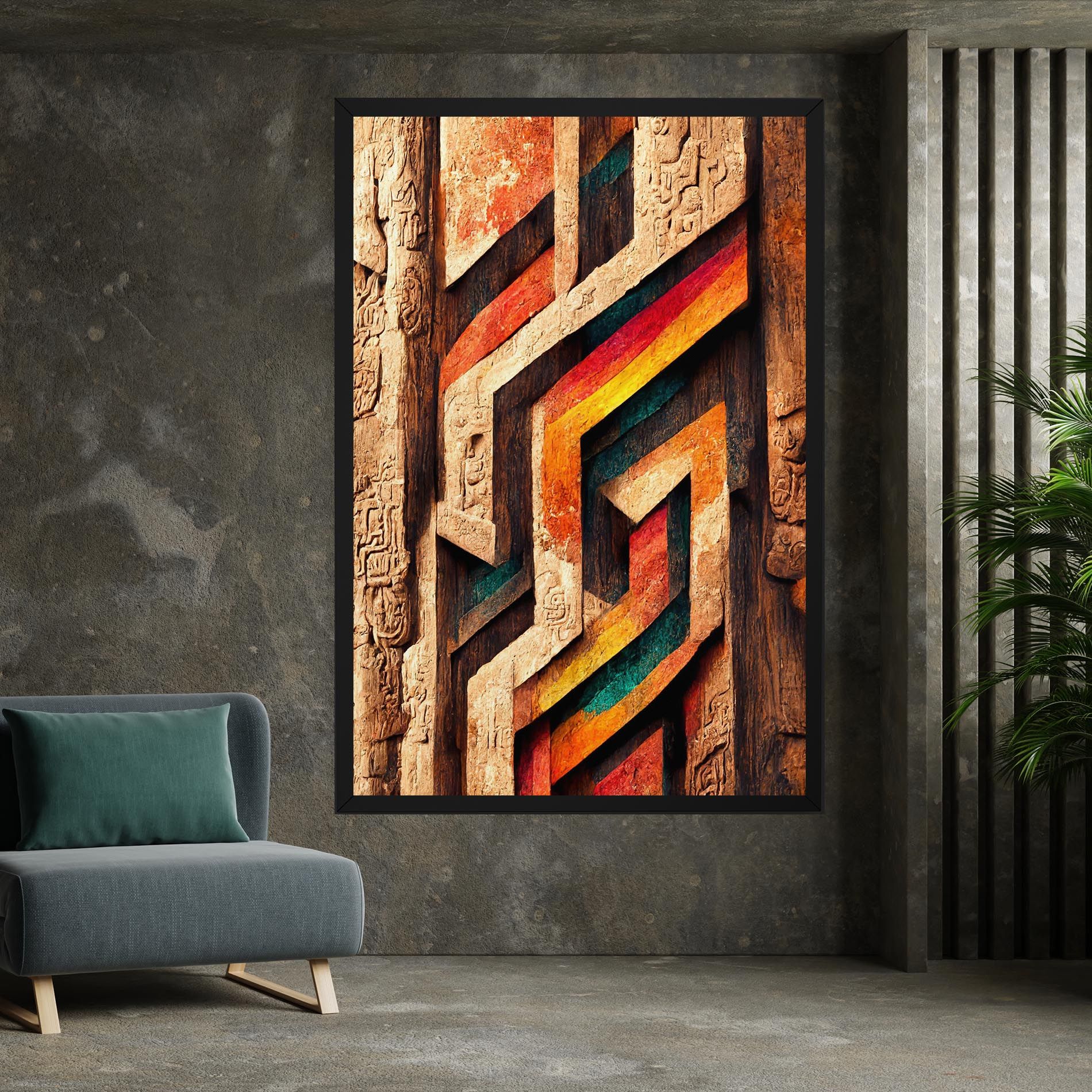 Mayan Style Wood mockup 7