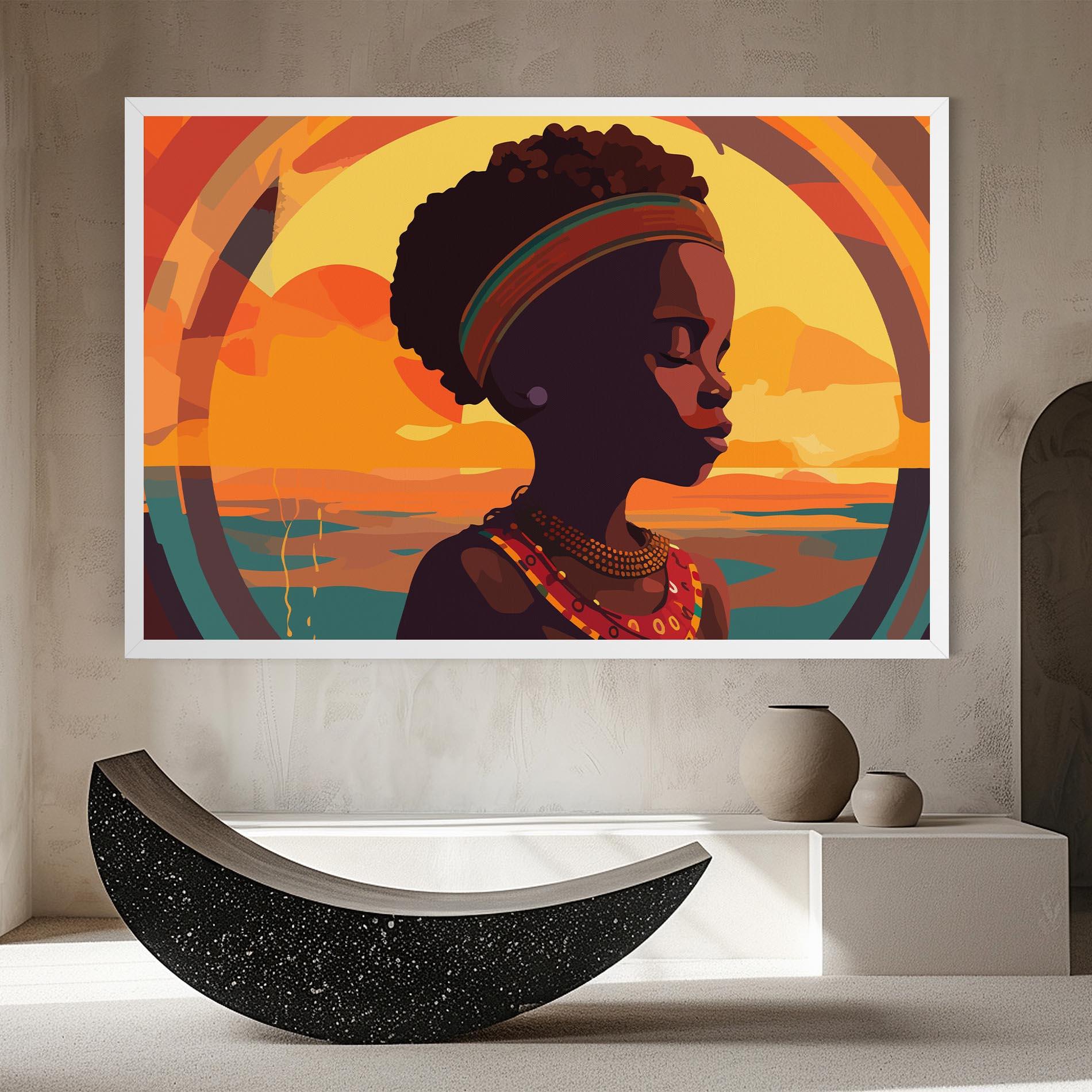 Vászonkép African Pretty Child mockup 8