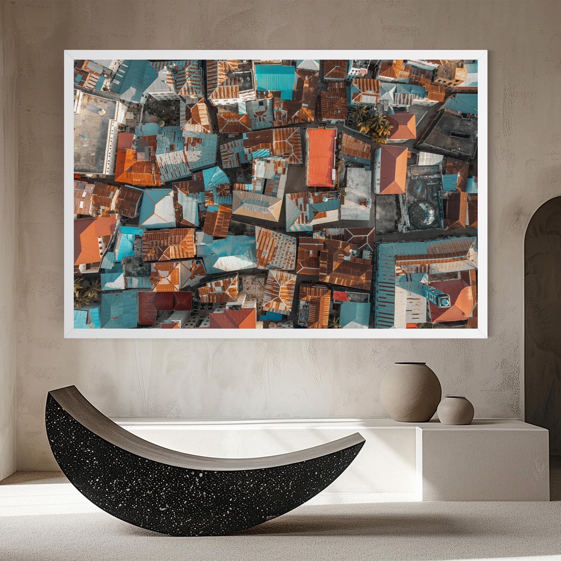 Vászonkép Island Tanzania mockup 8