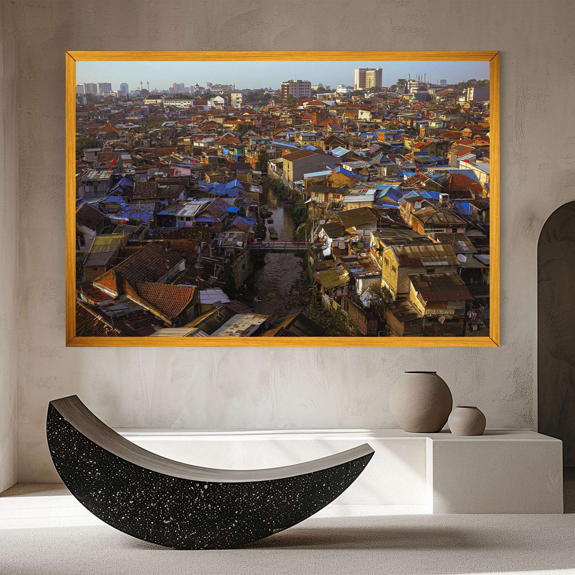 Vászonkép Bandung Golden Hour mockup 8