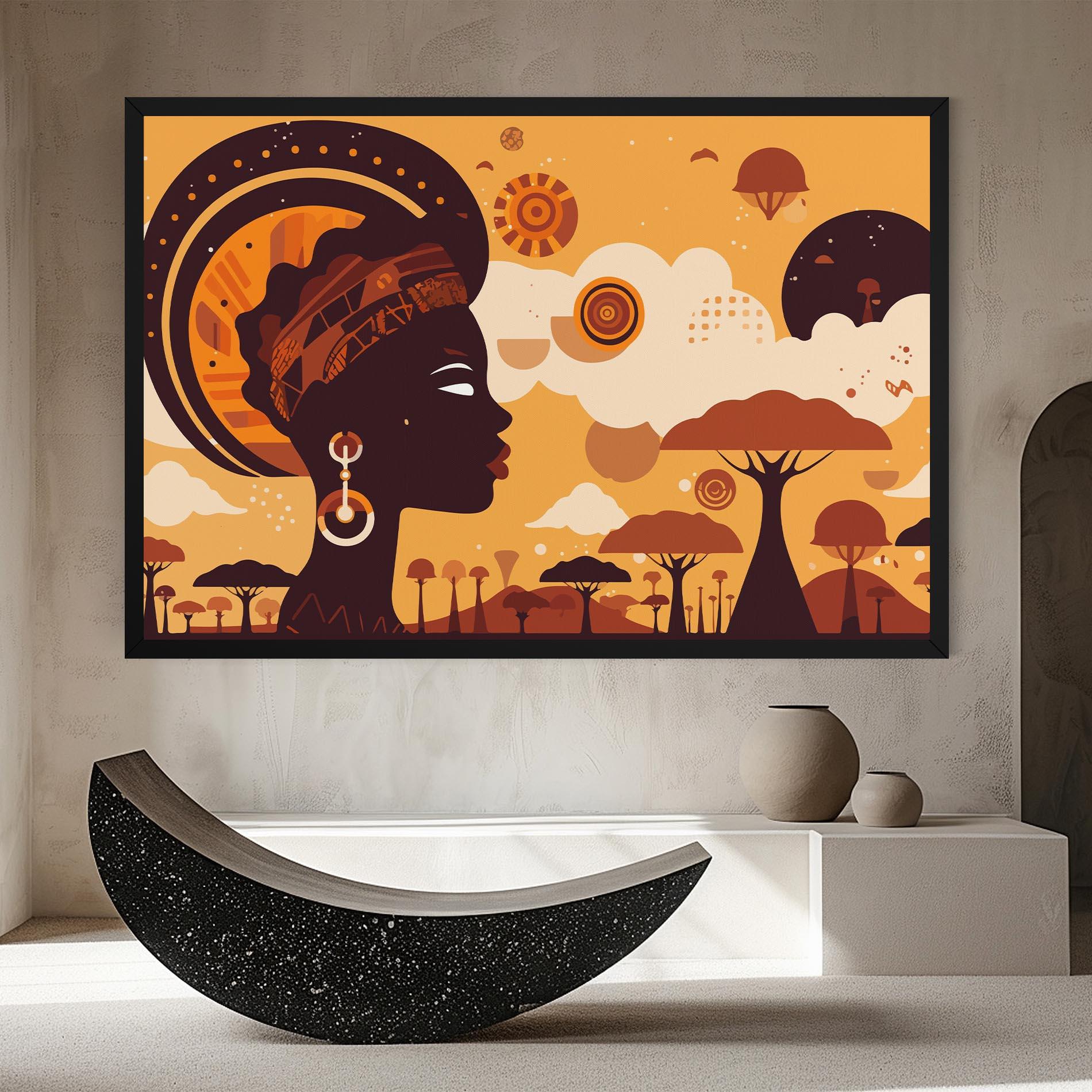 Vászonkép African Art mockup 8