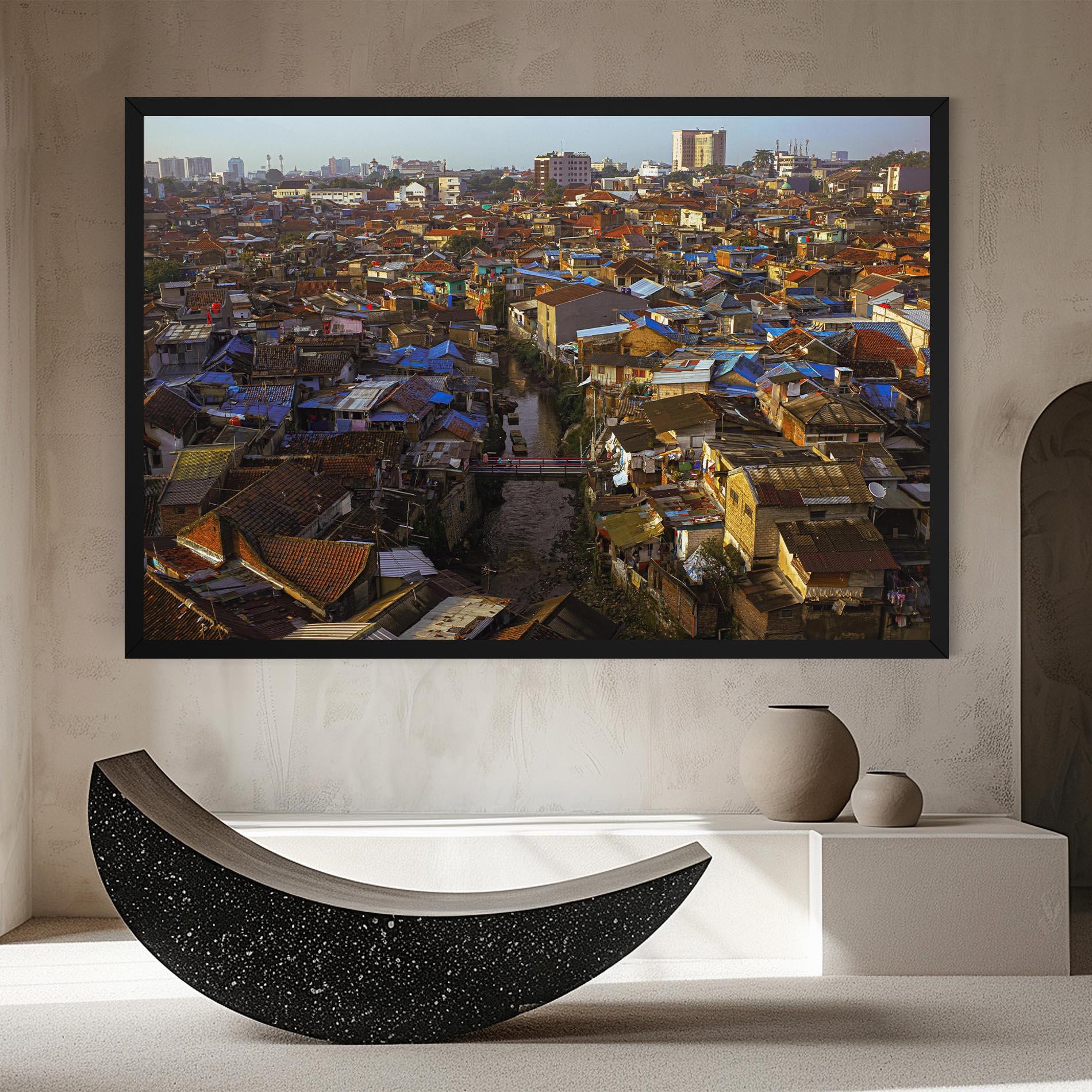 Vászonkép Bandung Golden Hour mockup 8