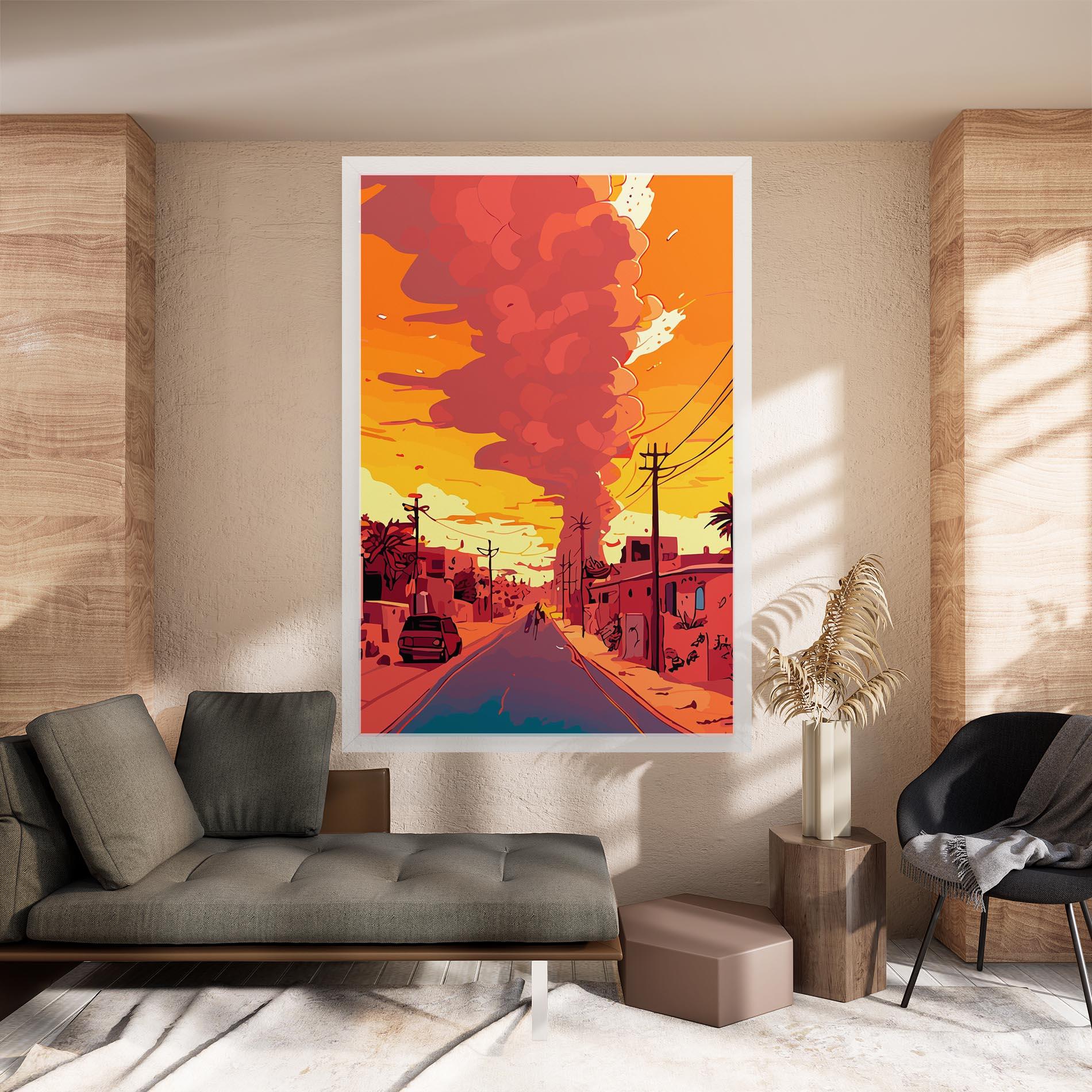 Vászonkép African Smoke mockup 8