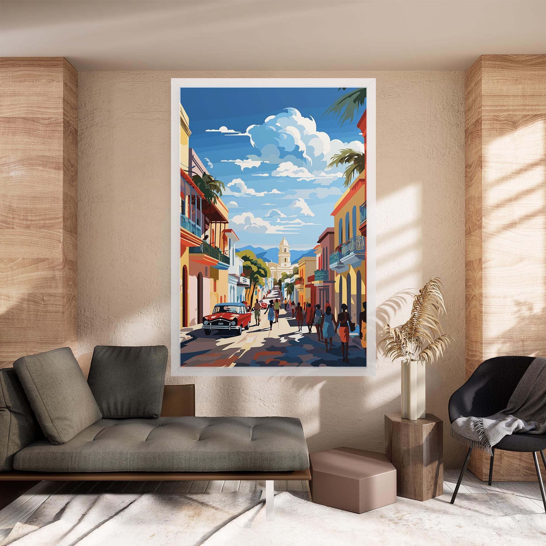 Vászonkép African Street mockup 8