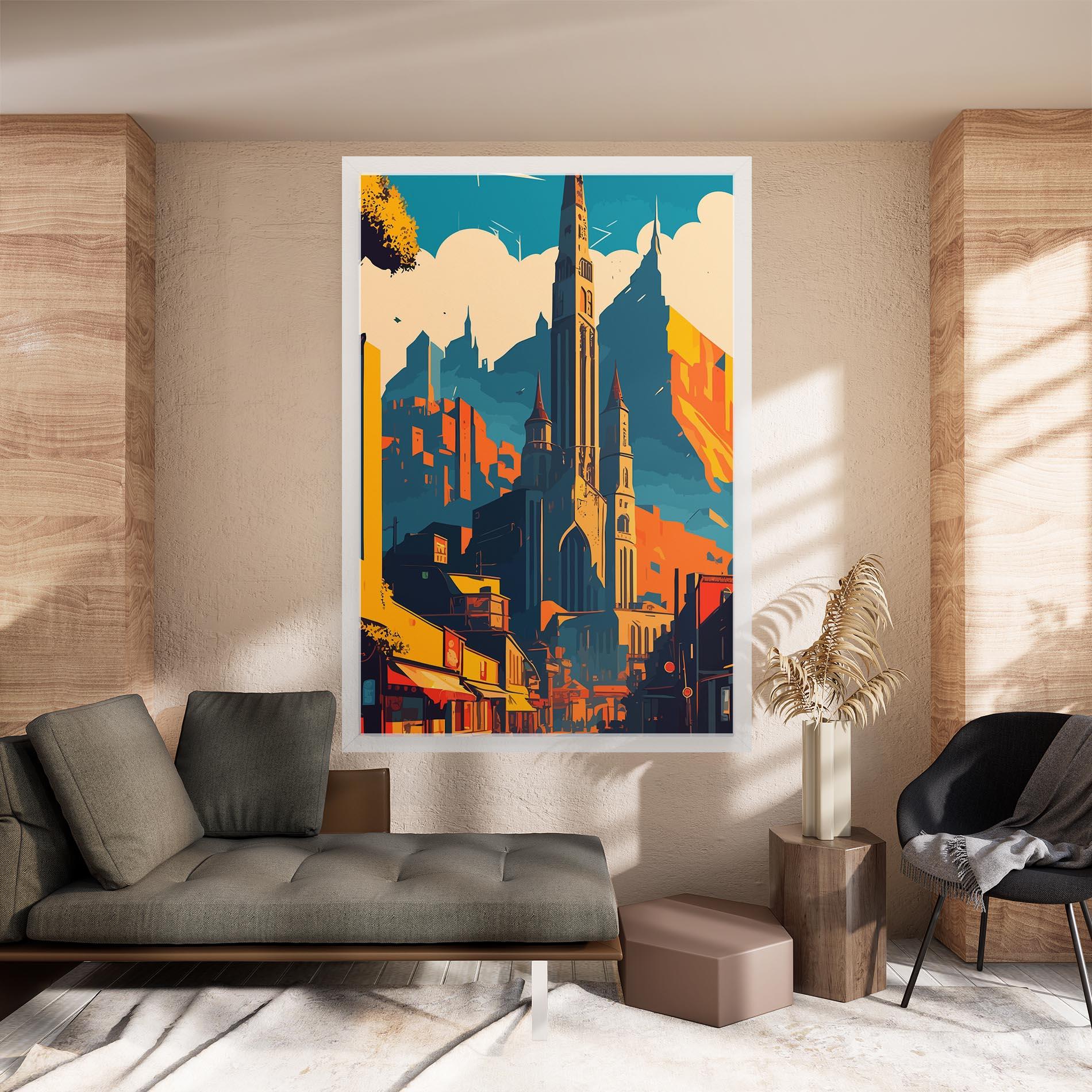 Vászonkép African Tower mockup 8