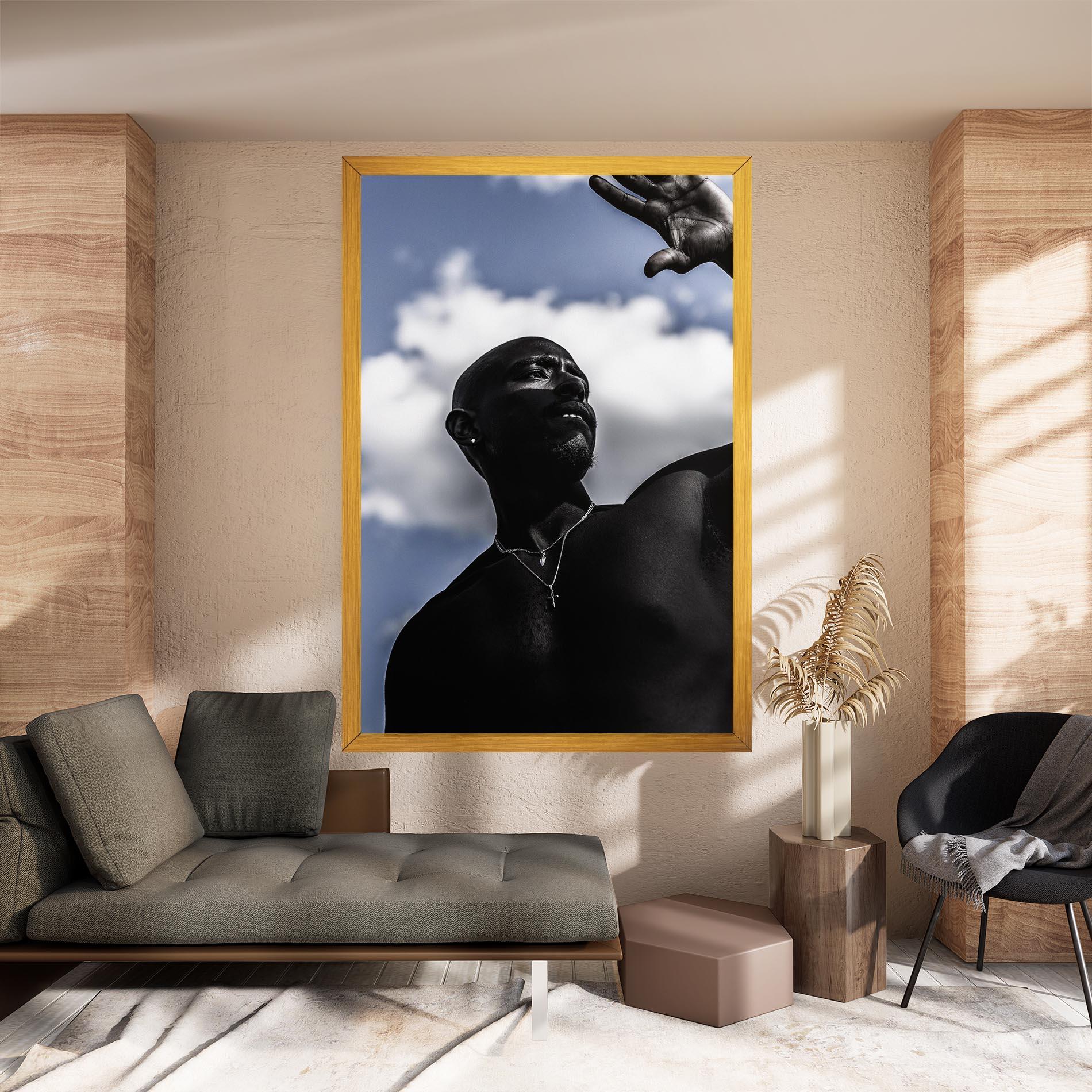 Vászonkép African Blue Sky mockup 8