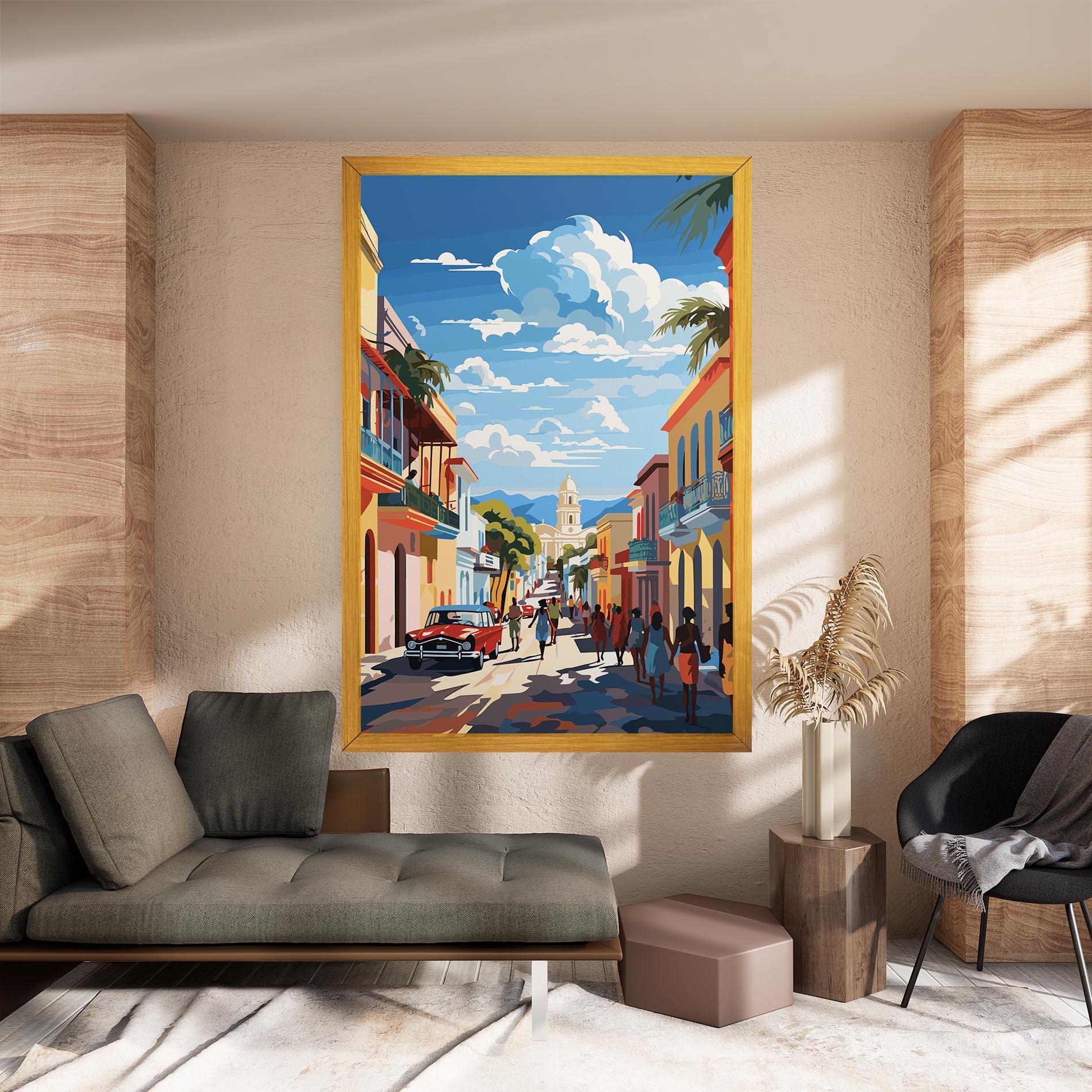 Vászonkép African Street mockup 8