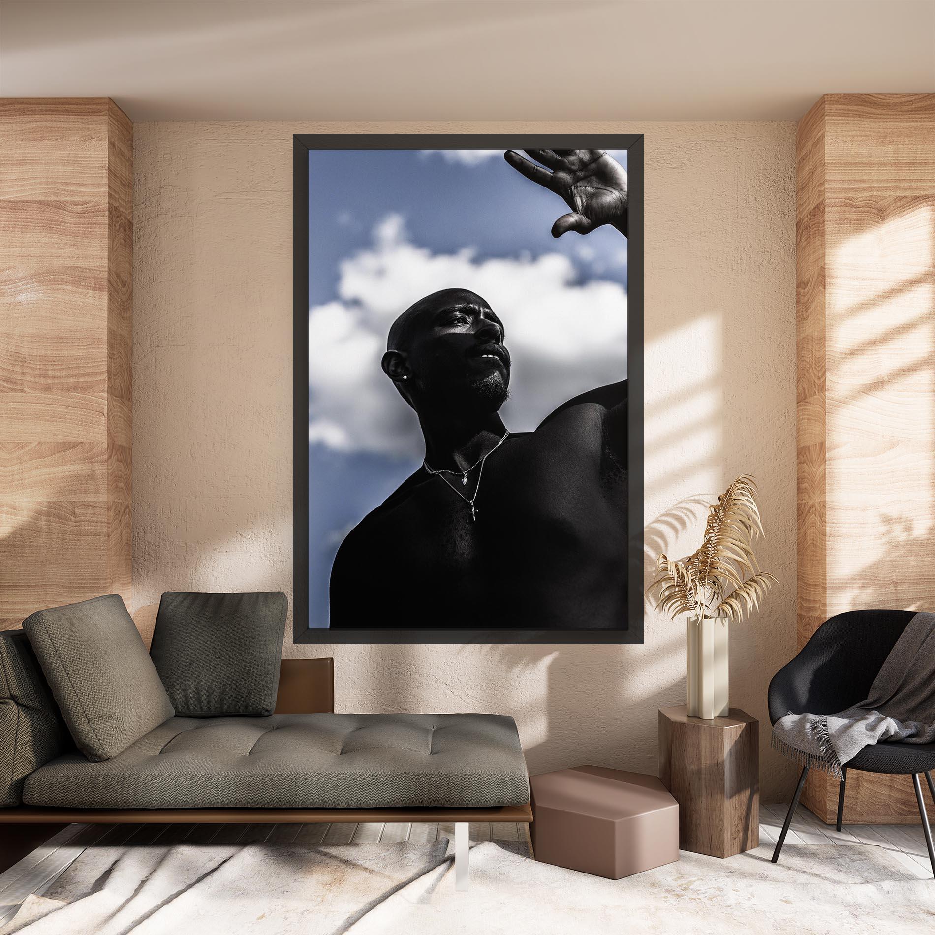 Vászonkép African Blue Sky mockup 8