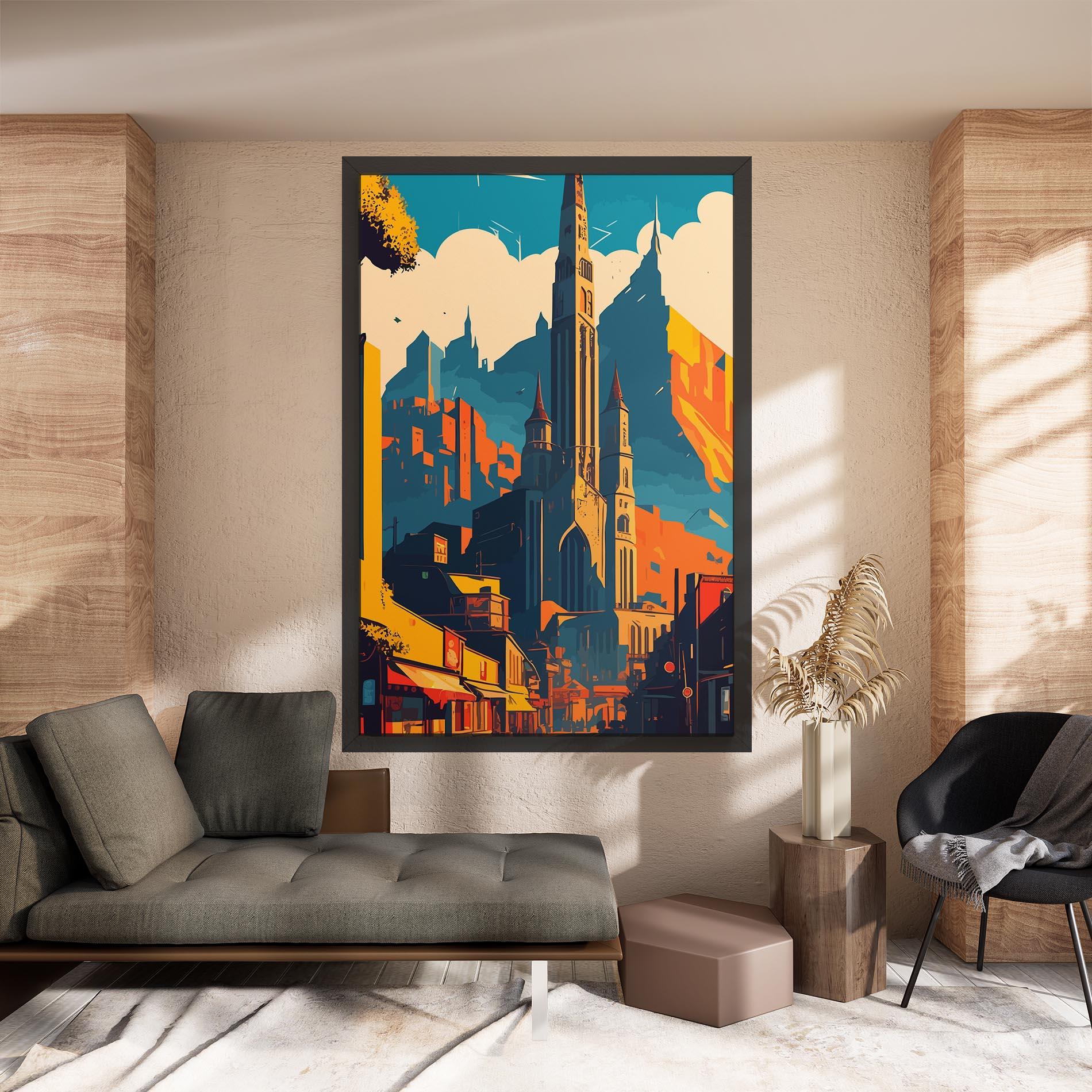 Vászonkép African Tower mockup 8