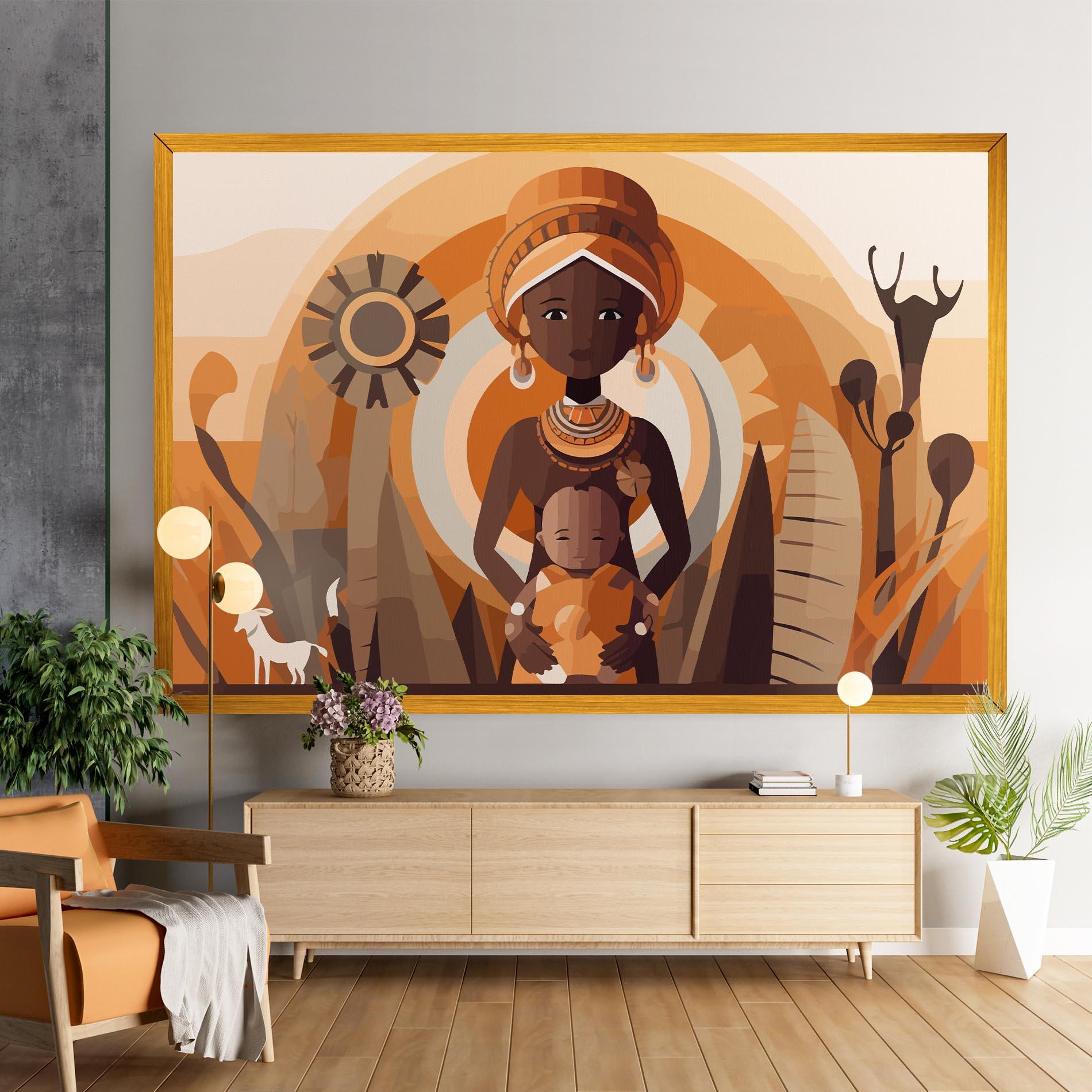 Vászonkép African Baby mockup 9