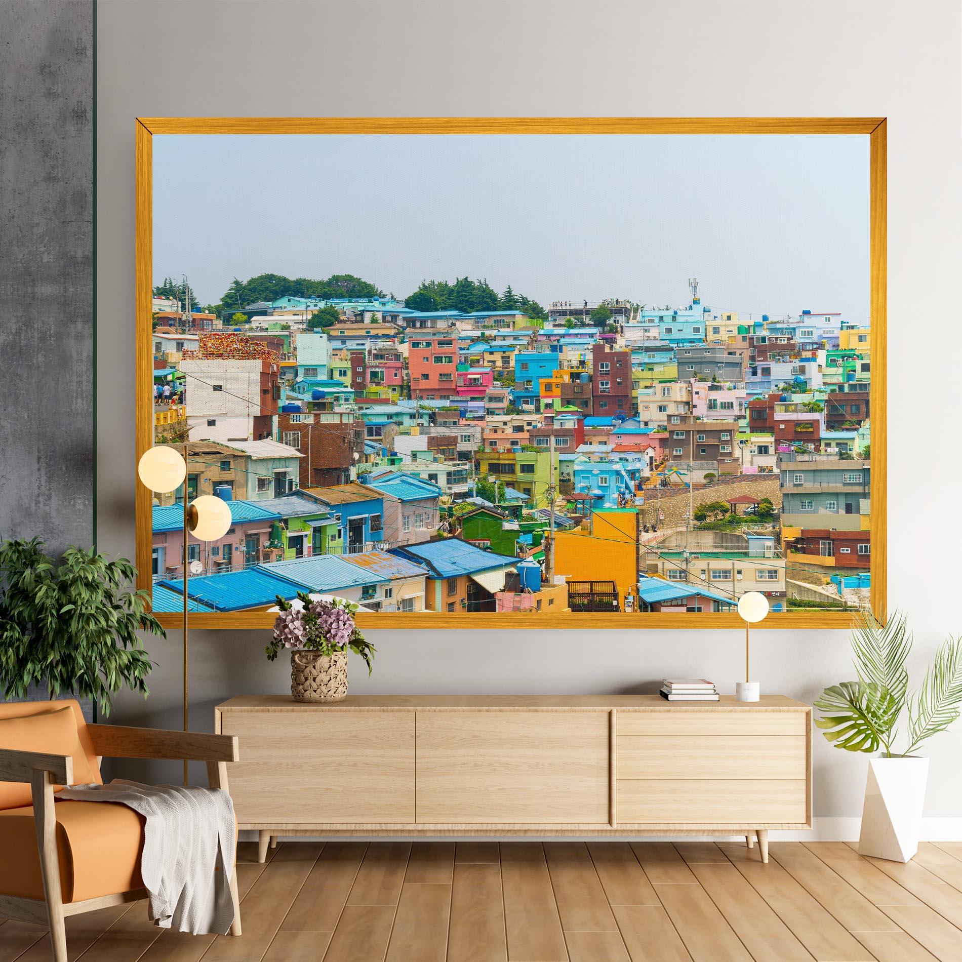 Vászonkép Gamcheon Culture mockup 9