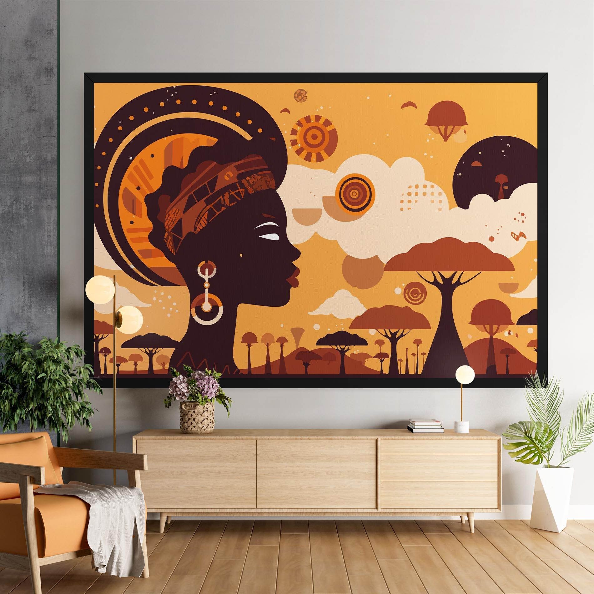 Vászonkép African Art mockup 9