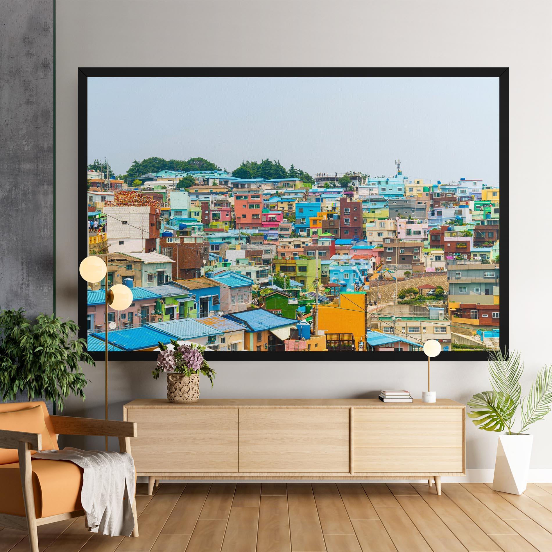 Vászonkép Gamcheon Culture mockup 9