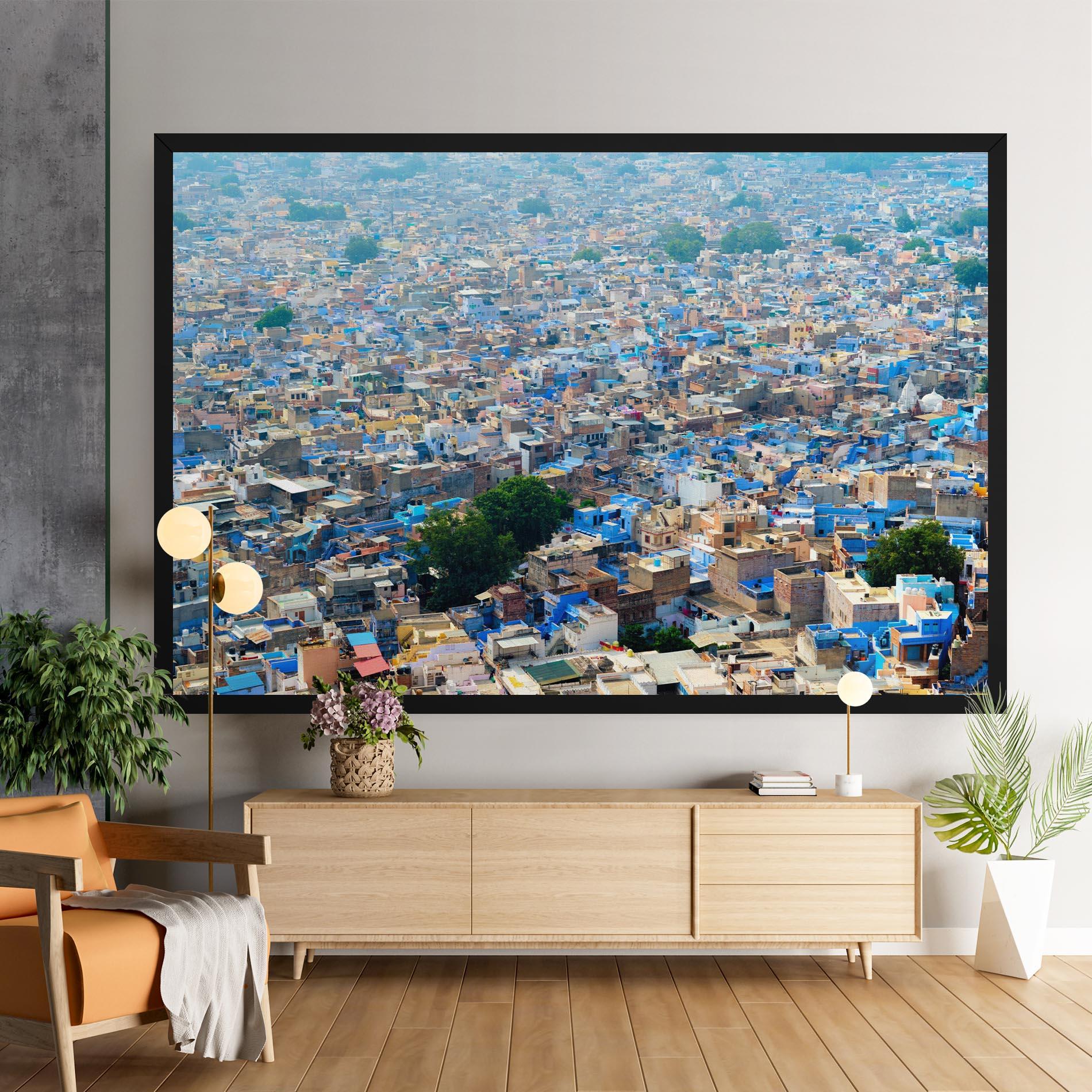 Vászonkép Rajasthan India Buildings mockup 9