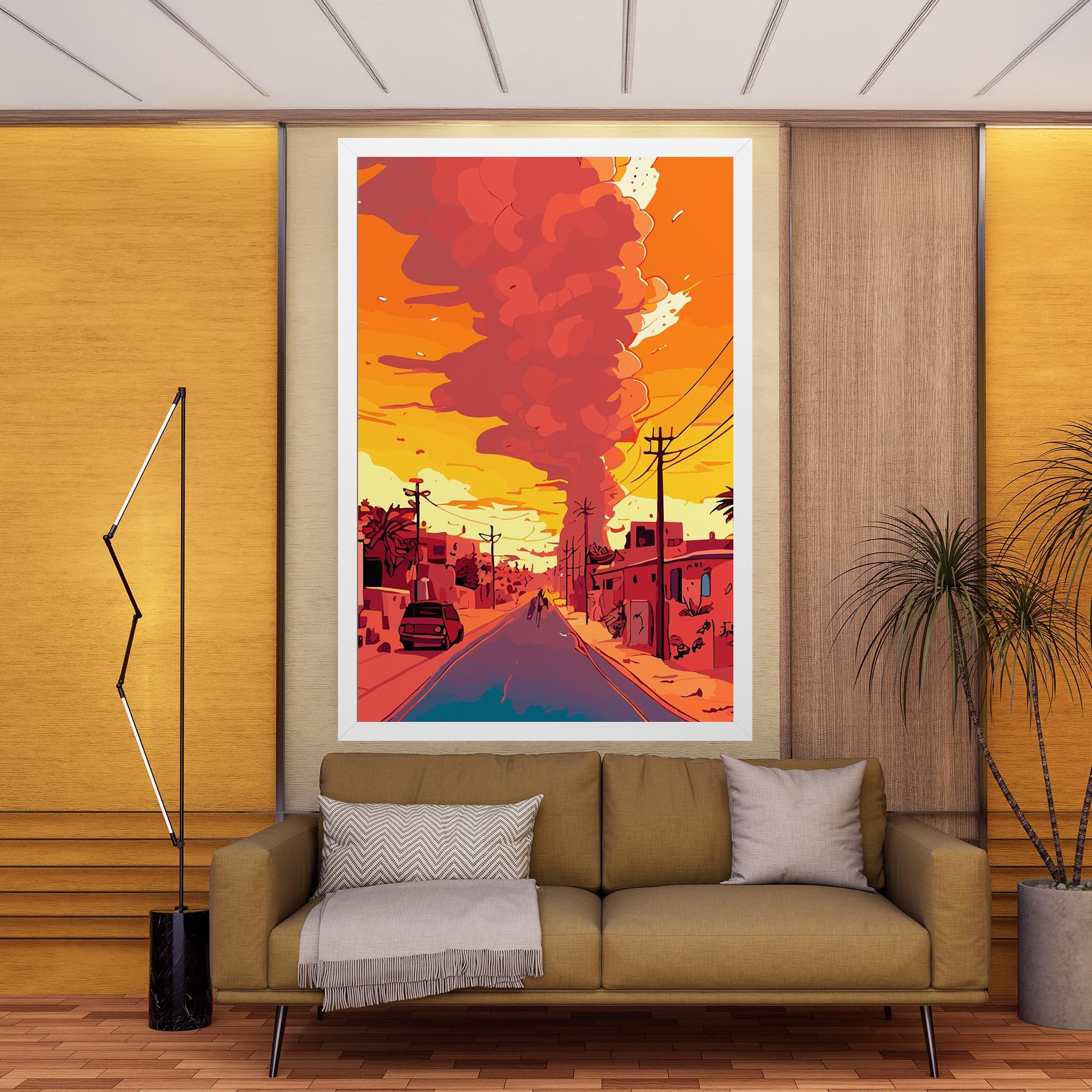 Vászonkép African Smoke mockup 9