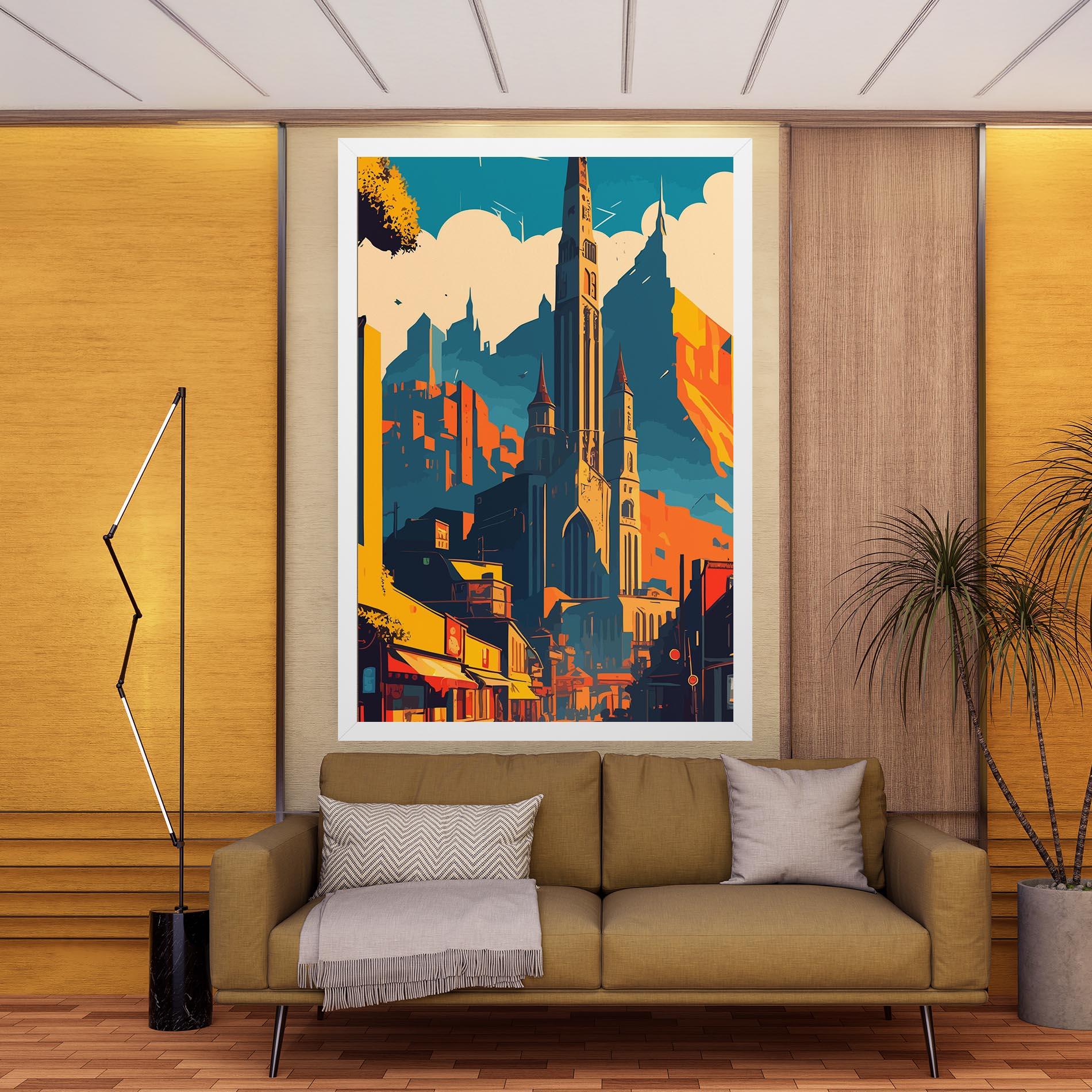 Vászonkép African Tower mockup 9