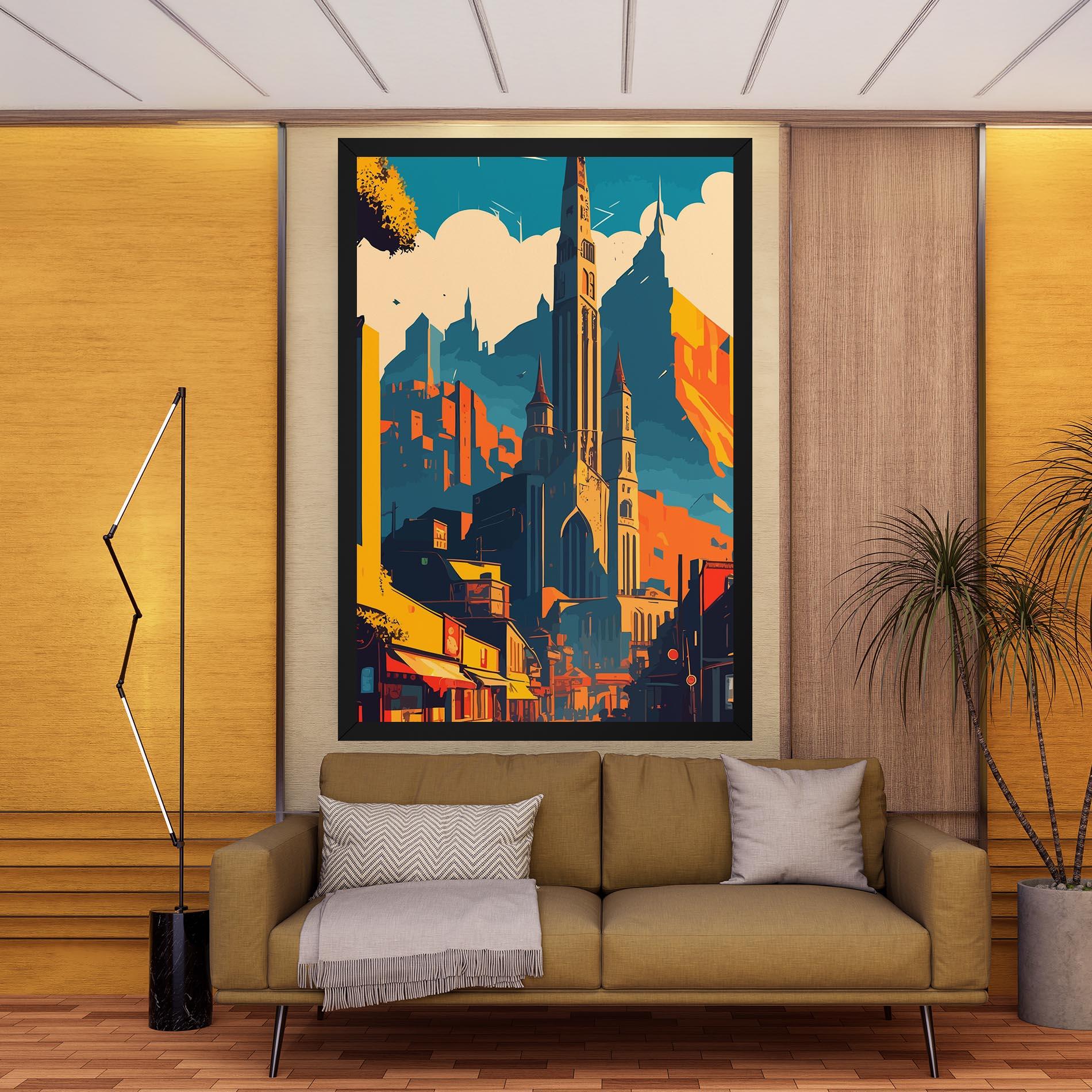 Vászonkép African Tower mockup 9