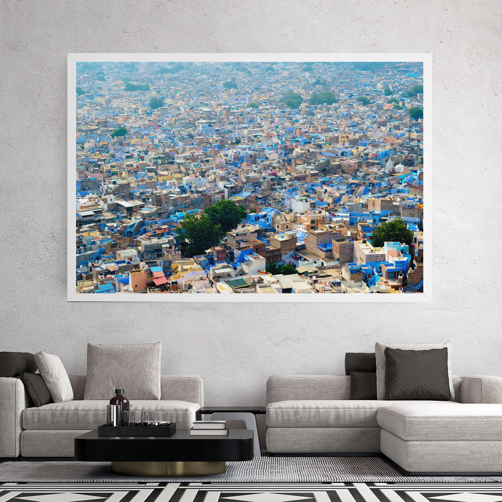 Vászonkép Rajasthan India Buildings mockup 2