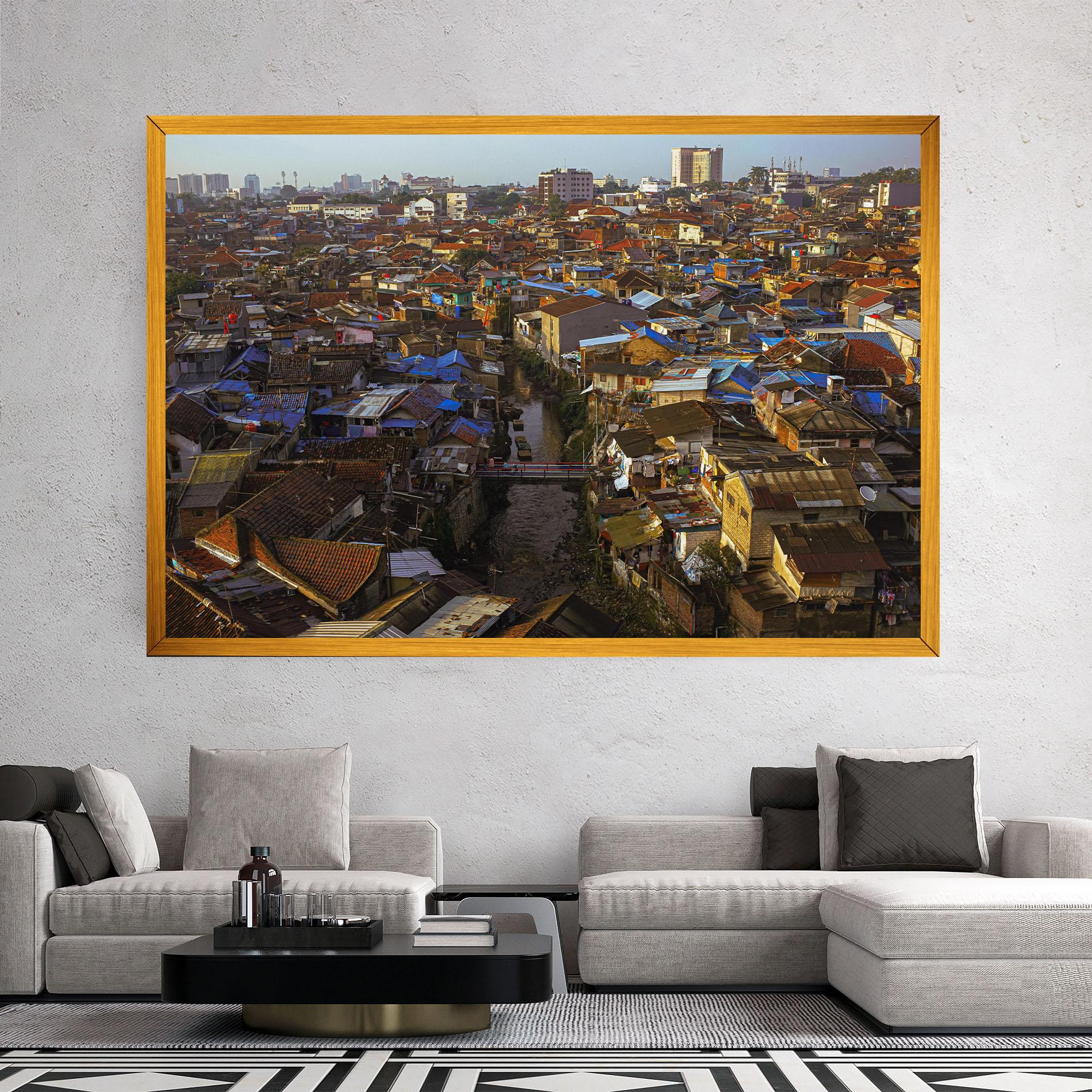 Vászonkép Bandung Golden Hour mockup 2