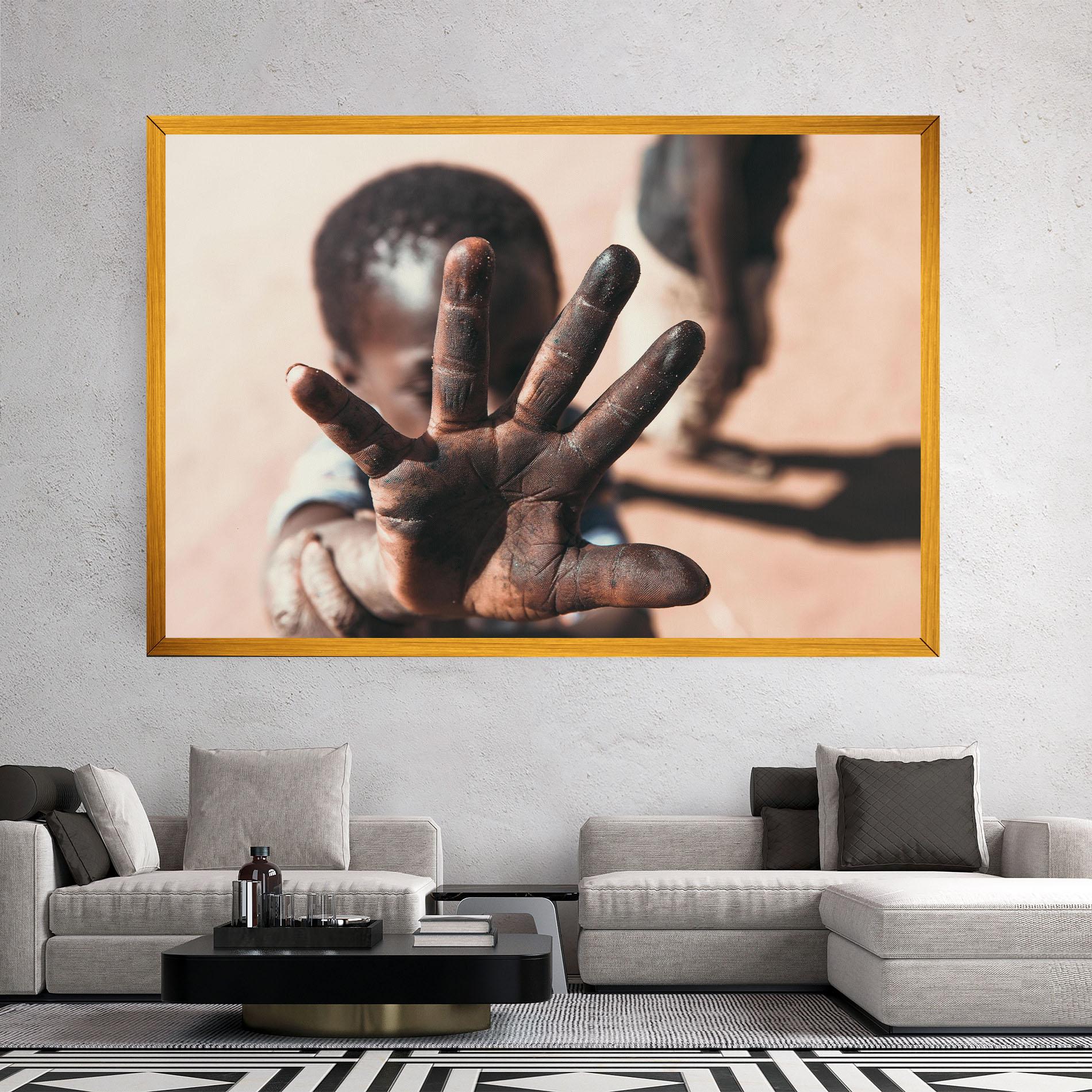 Vászonkép Little Dirty Hand mockup 2