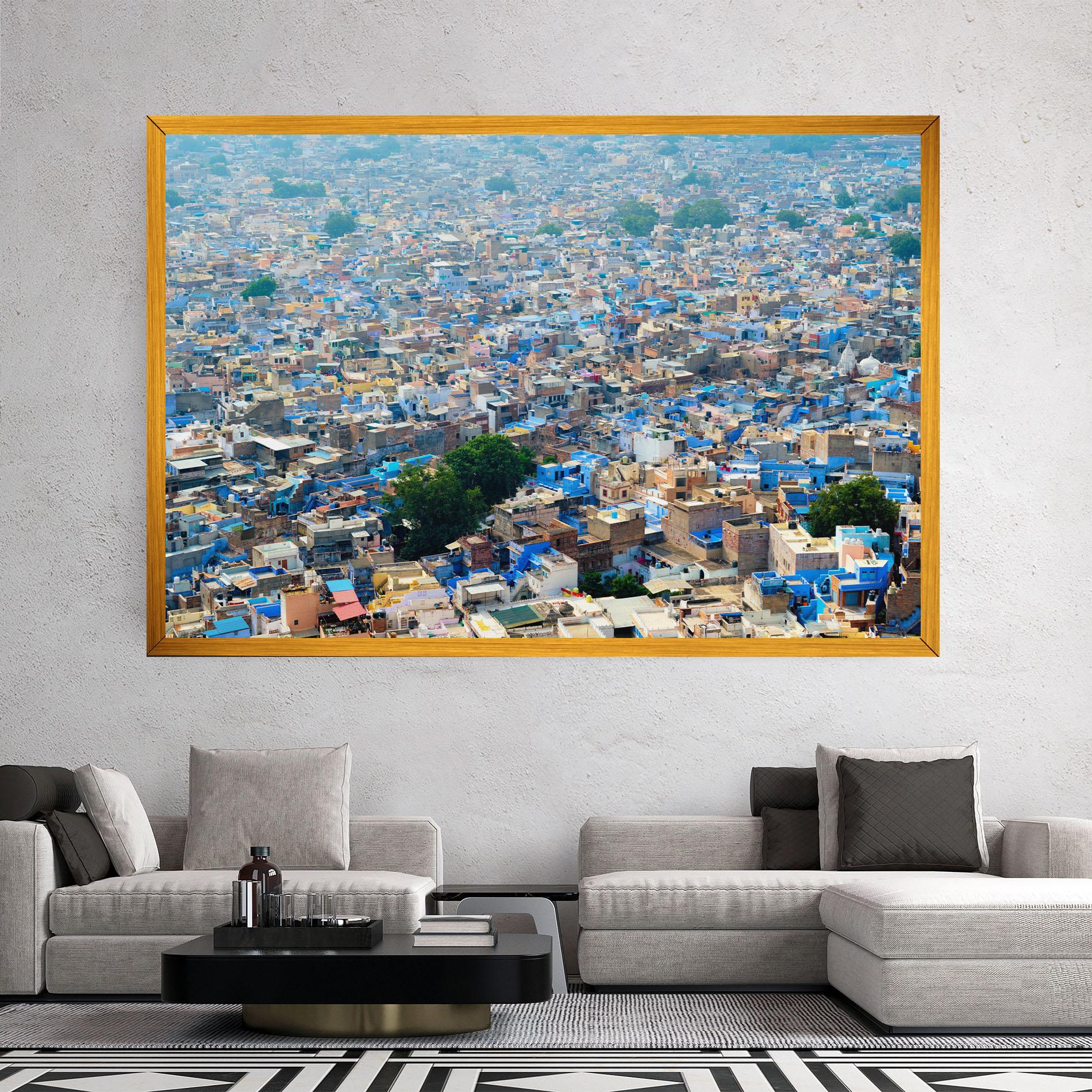 Vászonkép Rajasthan India Buildings mockup 2