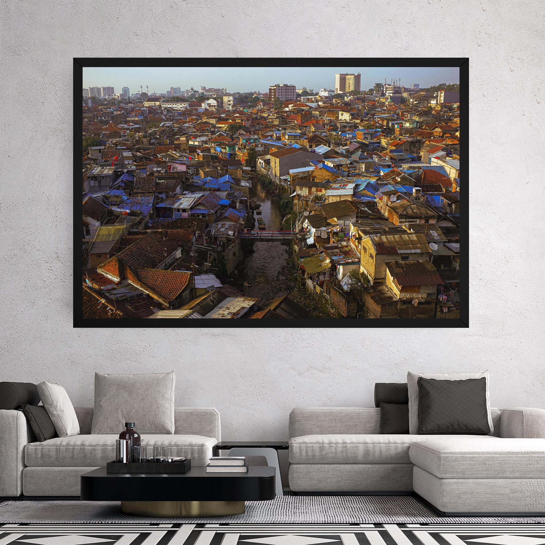 Vászonkép Bandung Golden Hour mockup 2