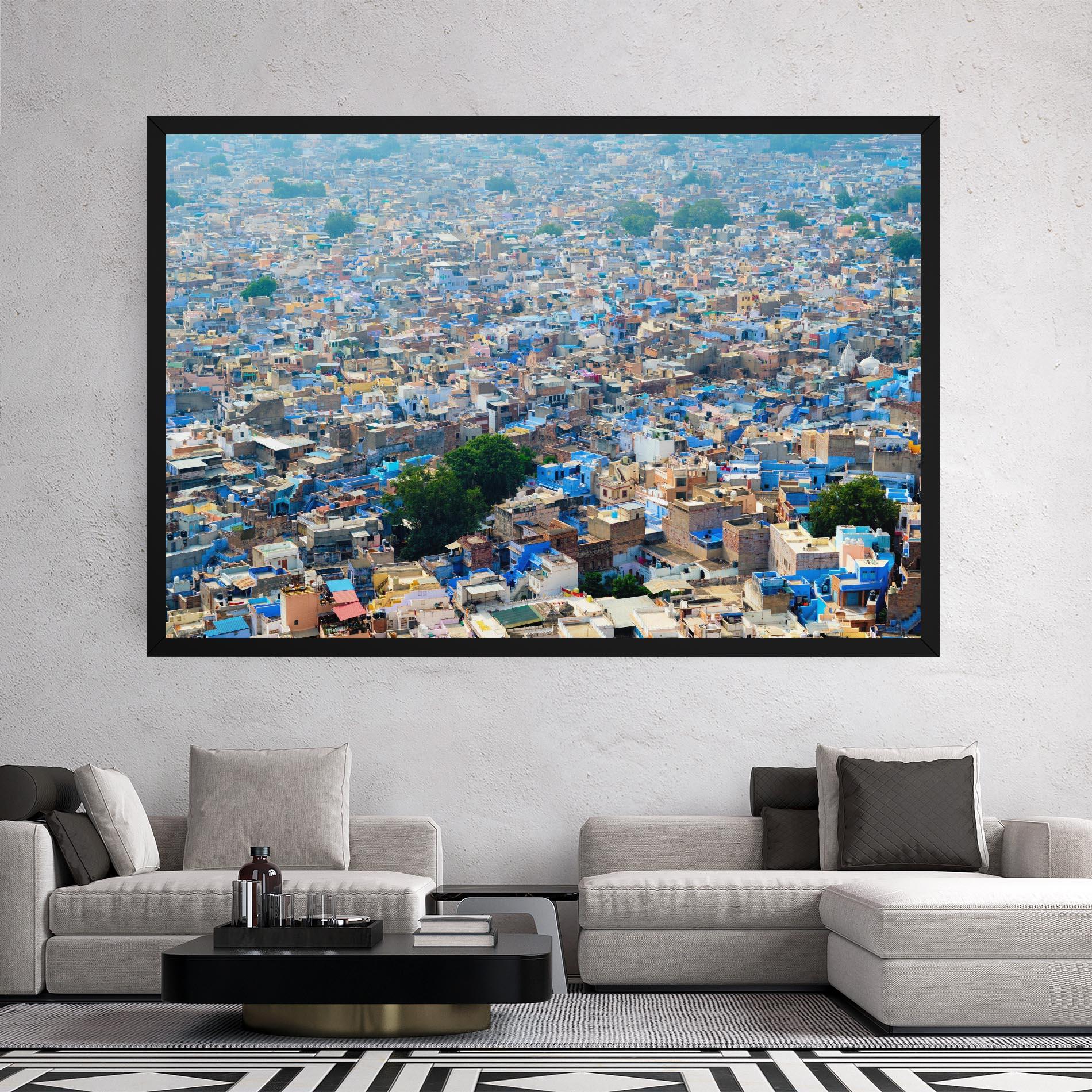 Vászonkép Rajasthan India Buildings mockup 2