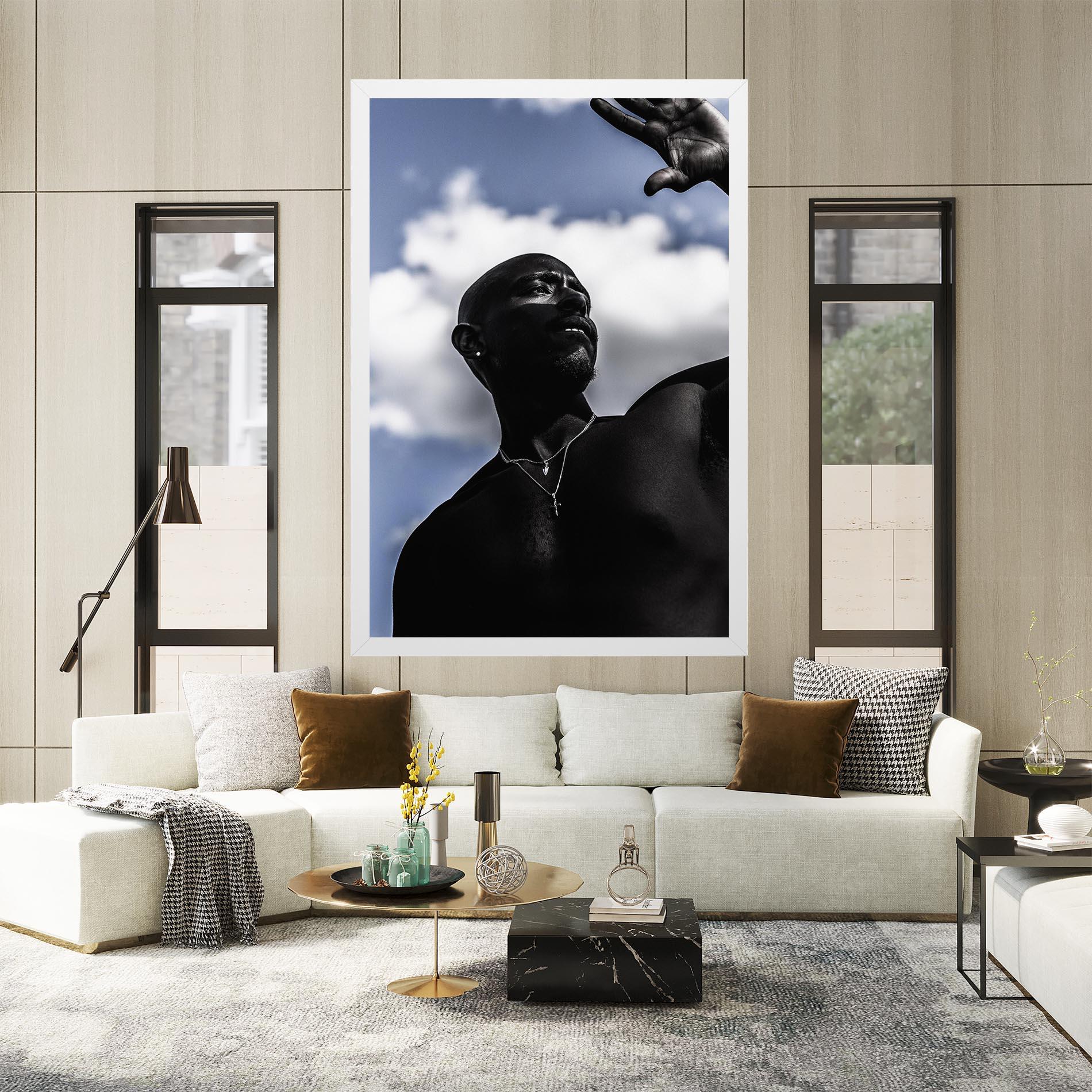 Vászonkép African Blue Sky mockup 2