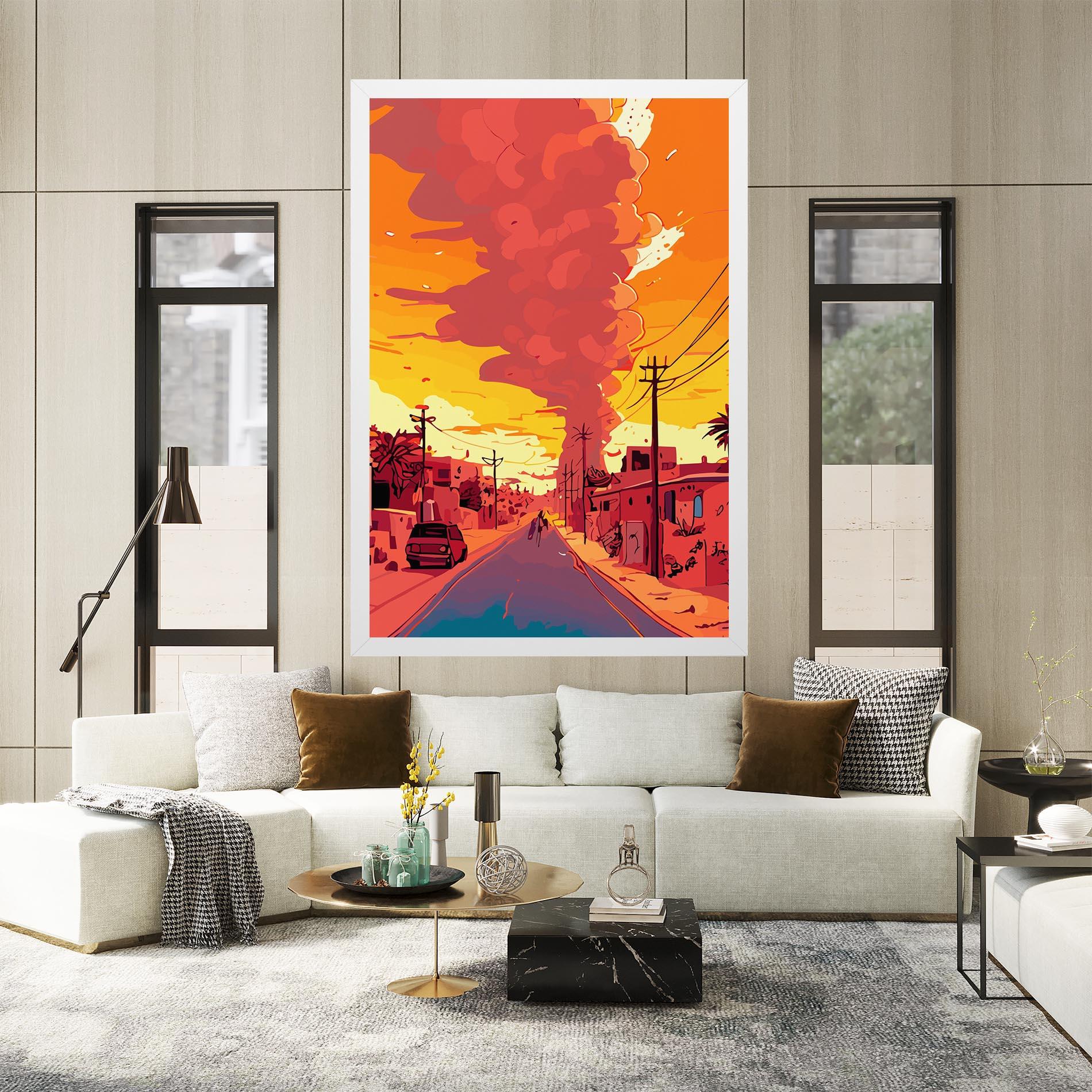 Vászonkép African Smoke mockup 2