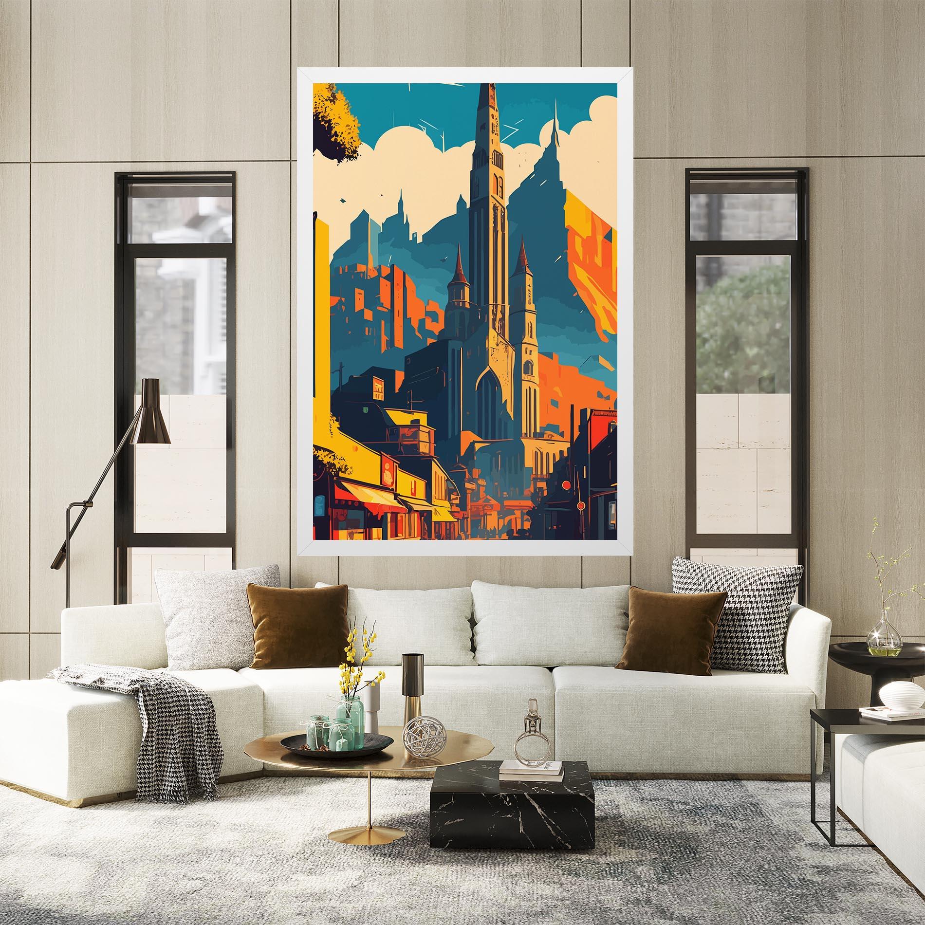 Vászonkép African Tower mockup 2