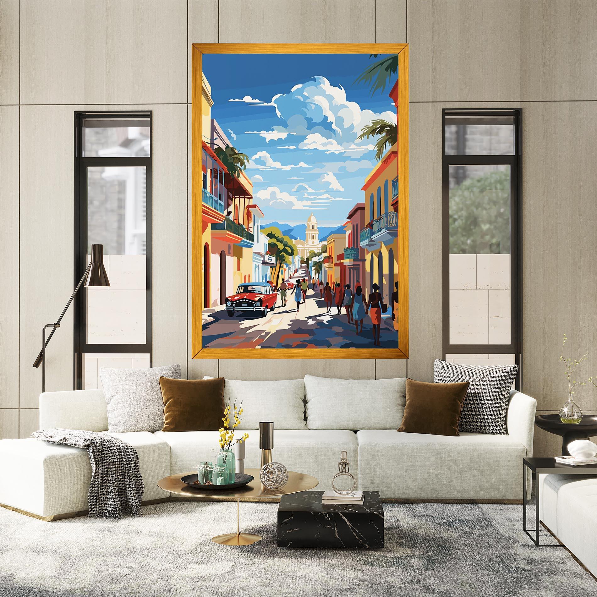 Vászonkép African Street mockup 2