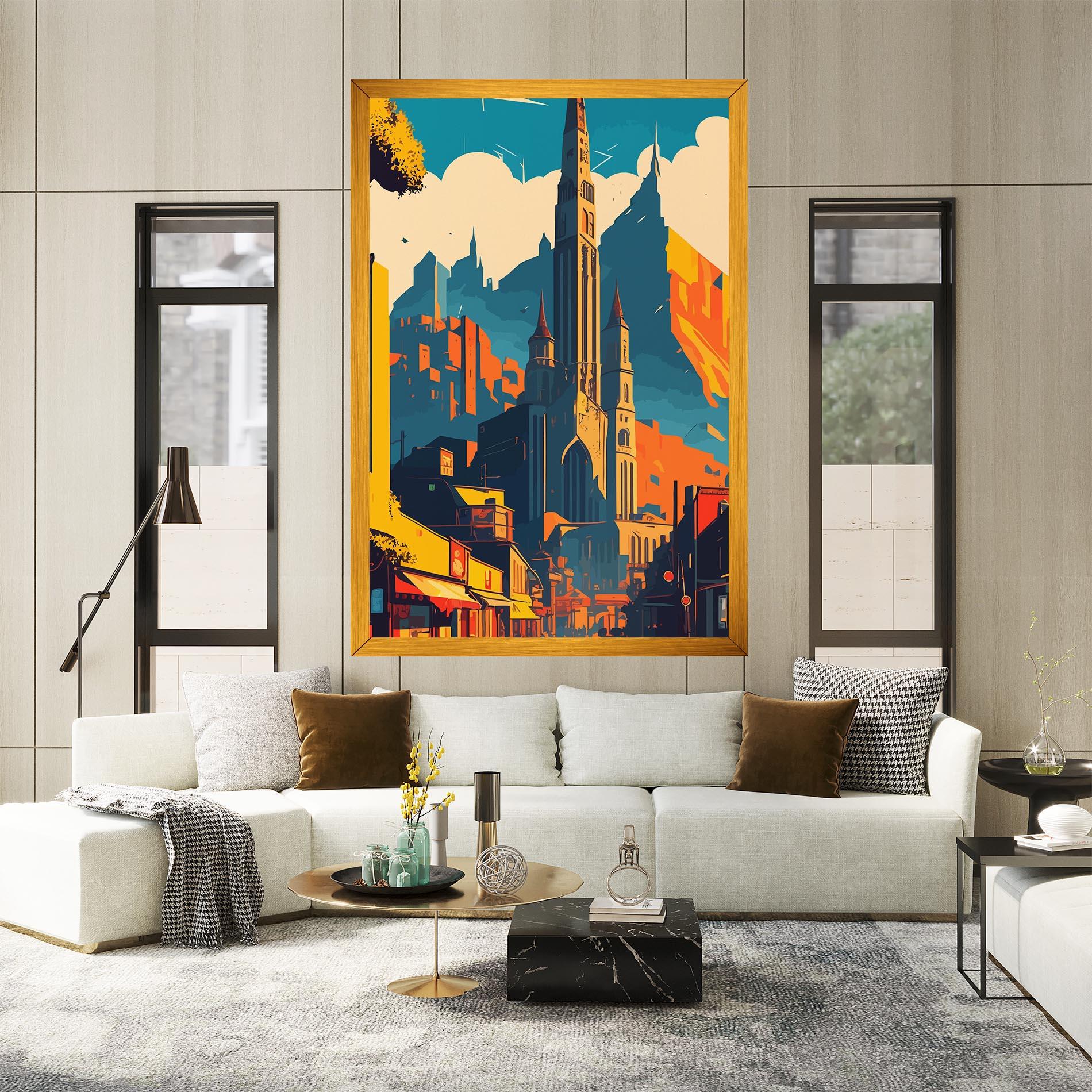 Vászonkép African Tower mockup 2