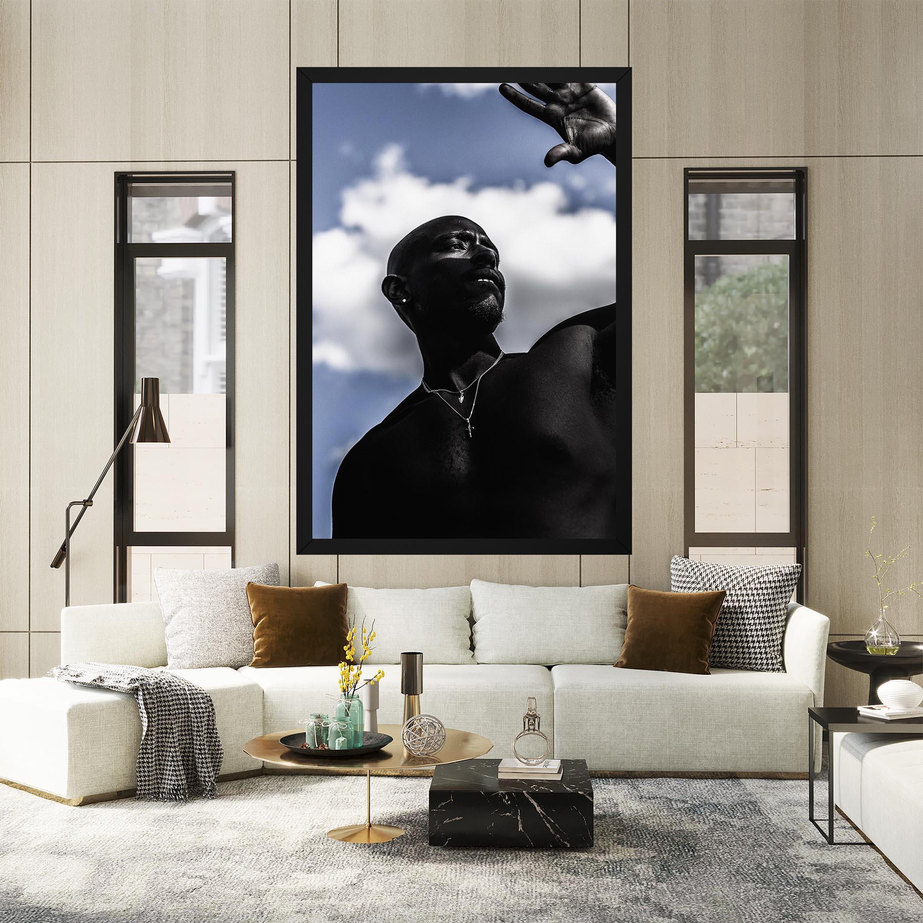 Vászonkép African Blue Sky mockup 2