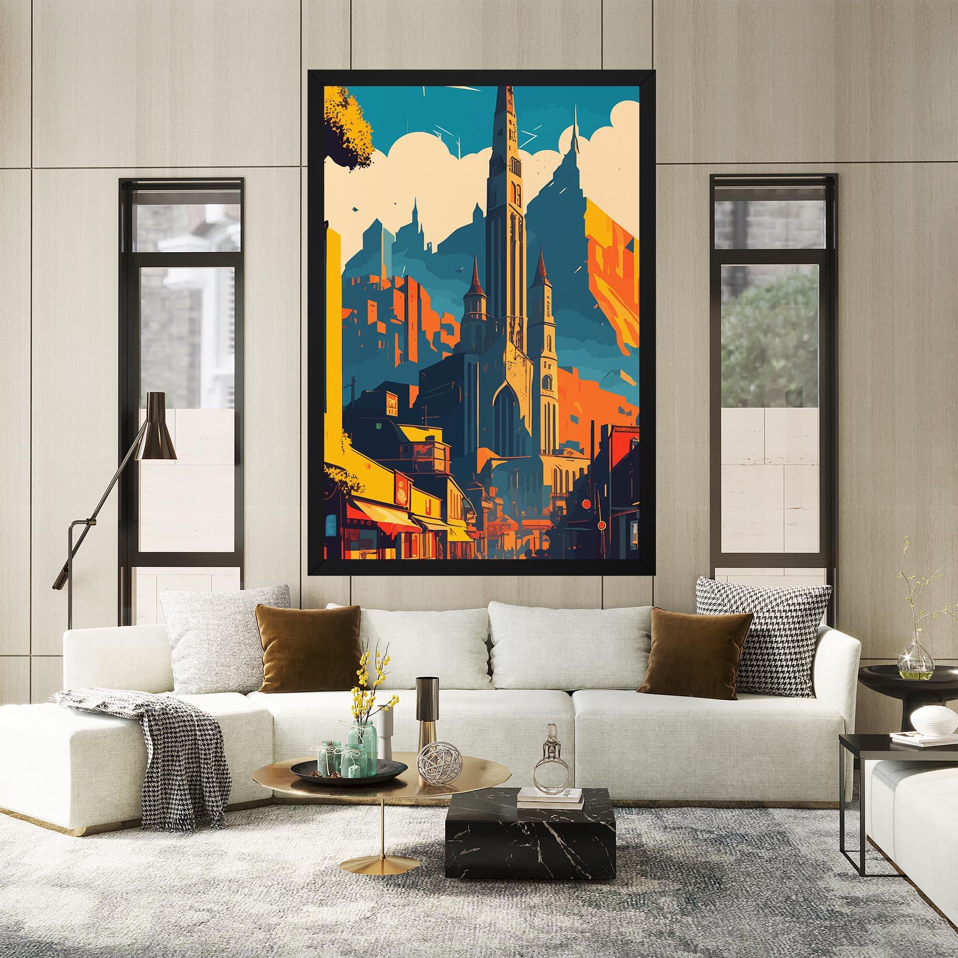 Vászonkép African Tower mockup 2