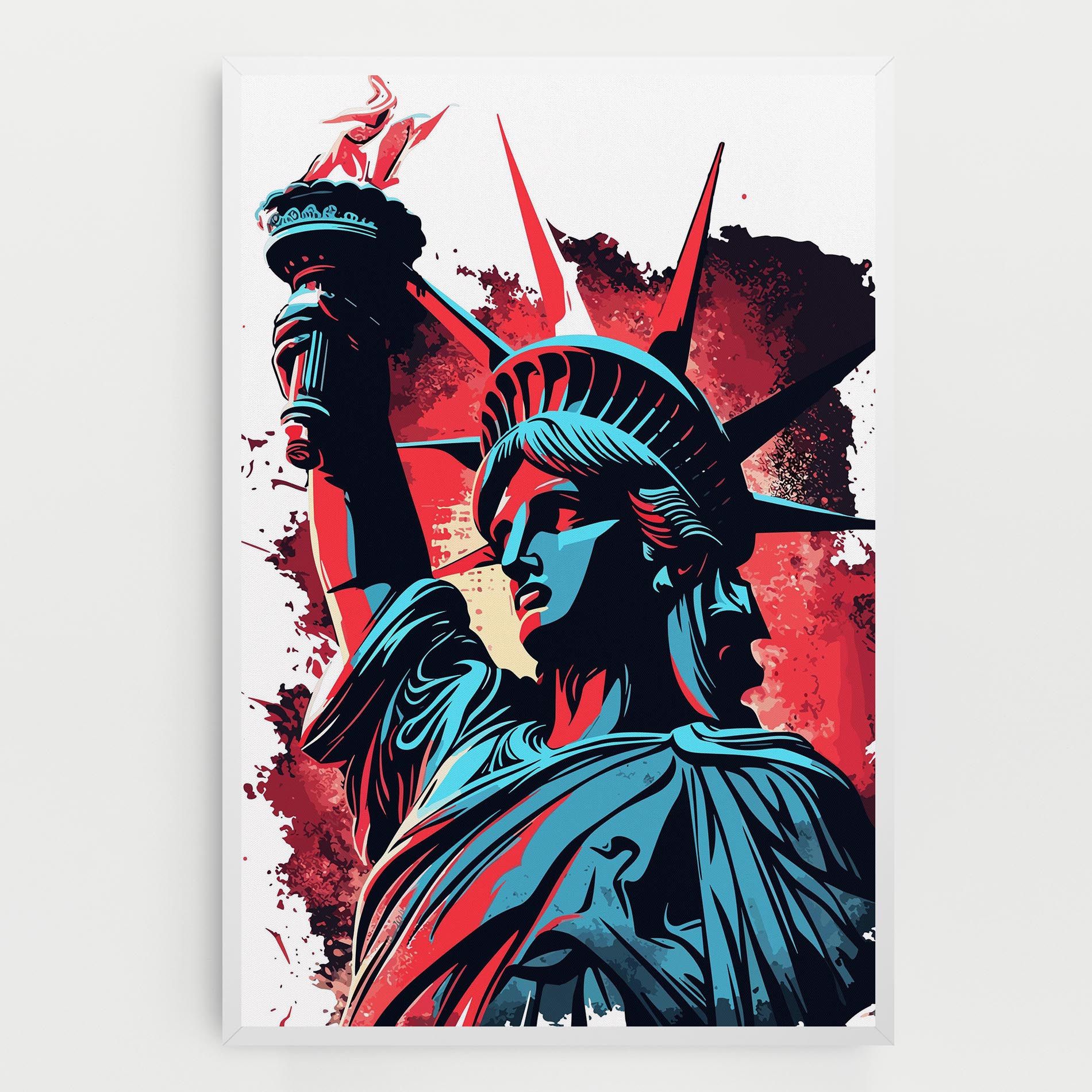 Liberty Statue Art mockup 0