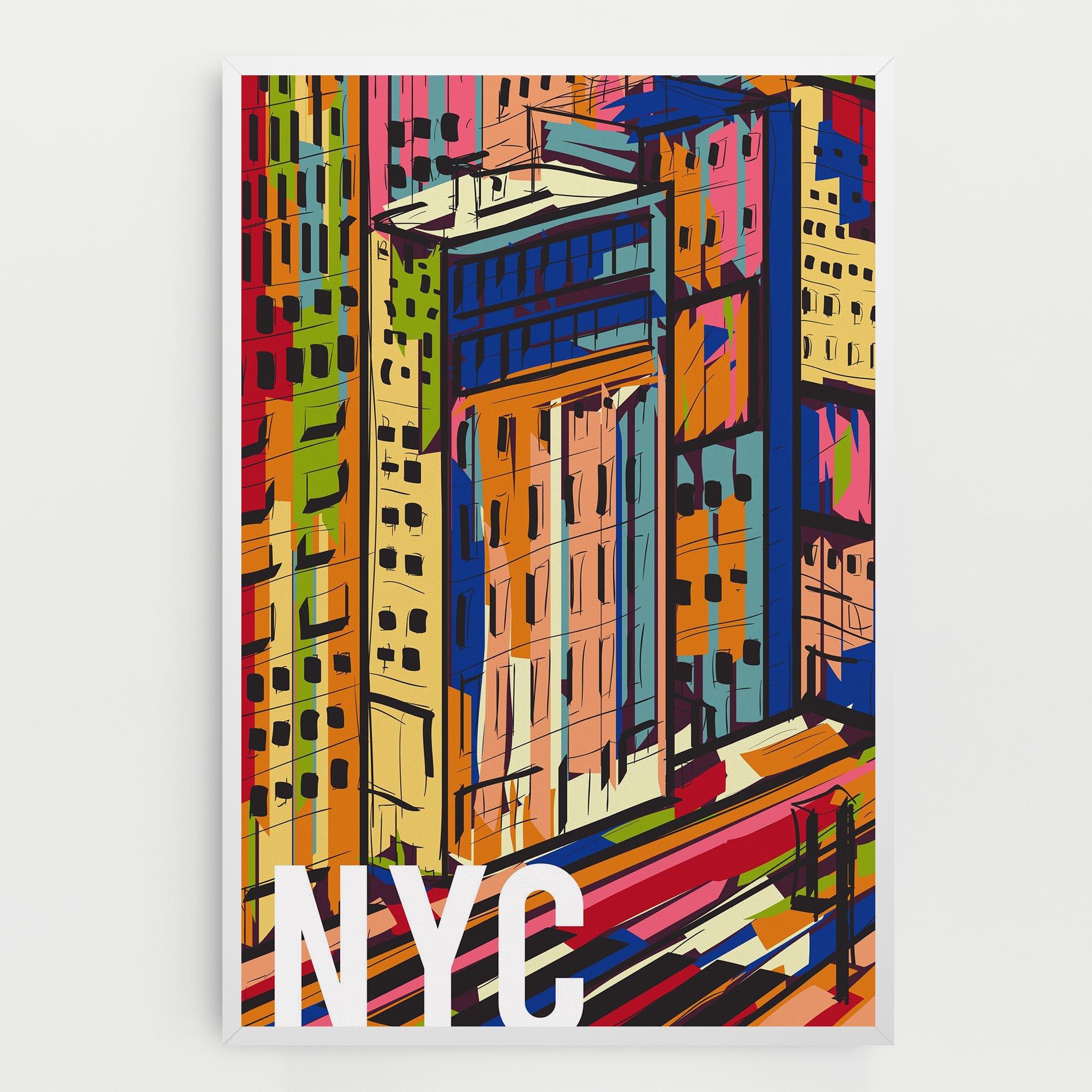 Vászonkép New York City Art mockup 0